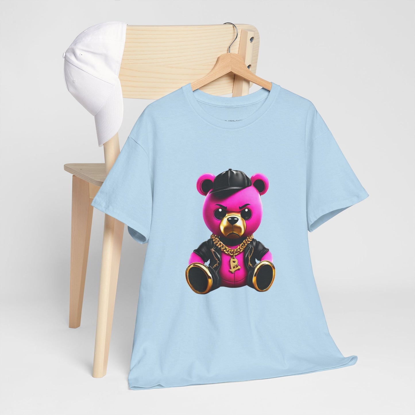 Teddy Bear Hip-Hop Fury Graphic Tee Flashlander