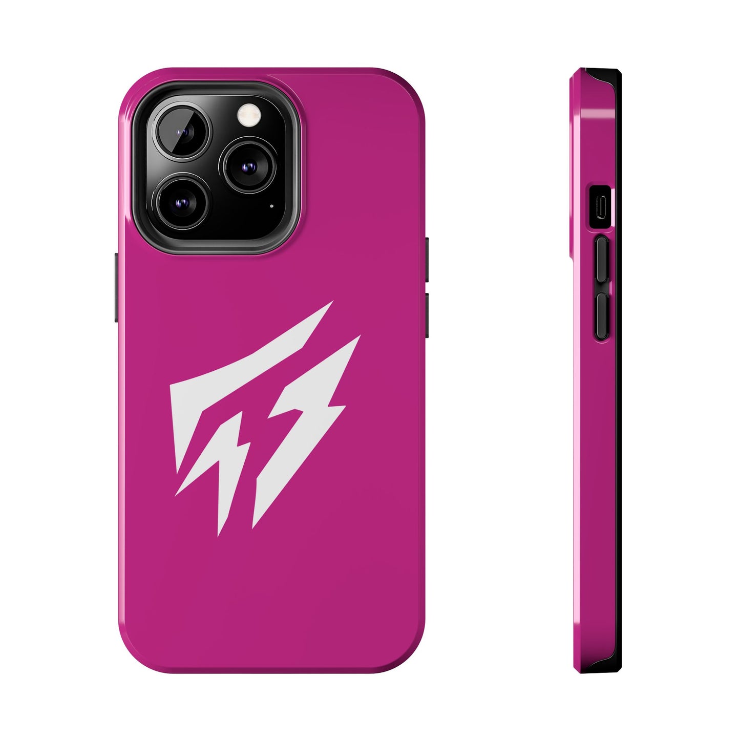 Flashlander Thunders Tough Phone Cases for all Iphone and Samsung Galaxy Dark Pink