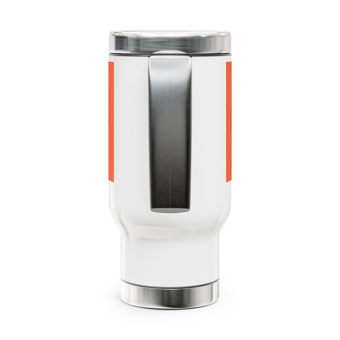 Flashlander Stainless Steel Travel Sports Mug with Handle 14oz Orange