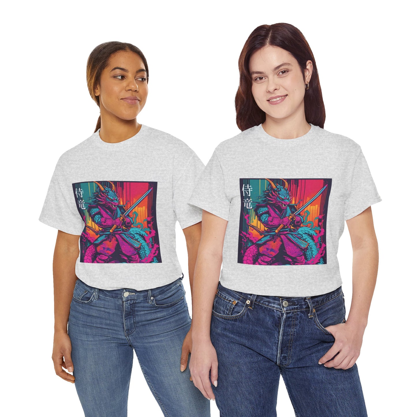 Dragon Samurai Pop Art - Flashlander Gym Shirt