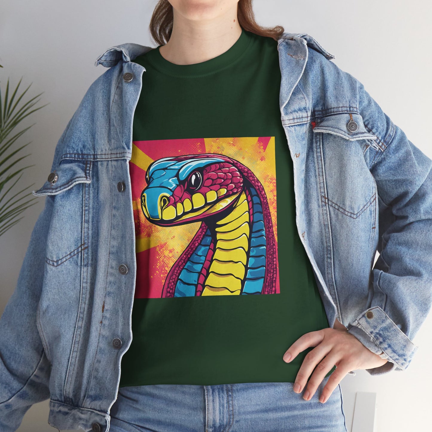 Cobra Snake Pop Art - Flashlander Gym Shirt