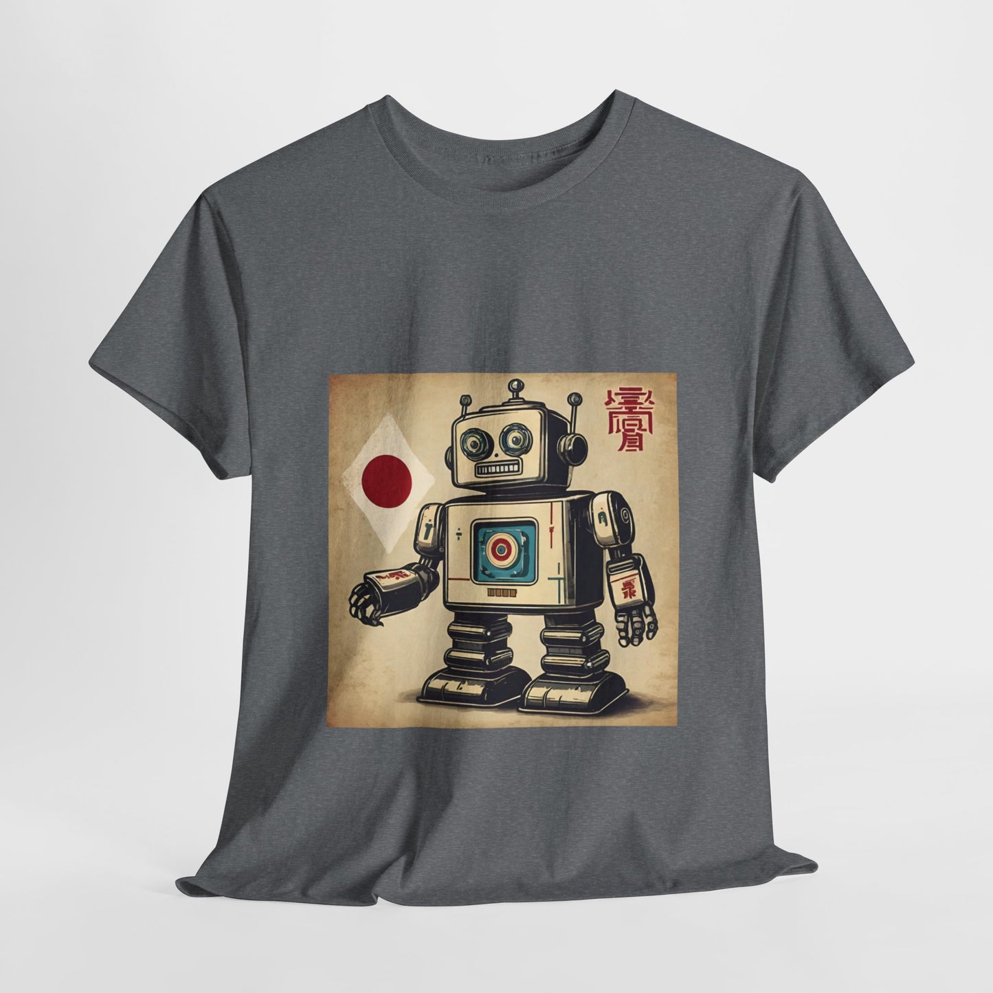 Camiseta deportiva con diseño de robot japonés vintage - Flashlander