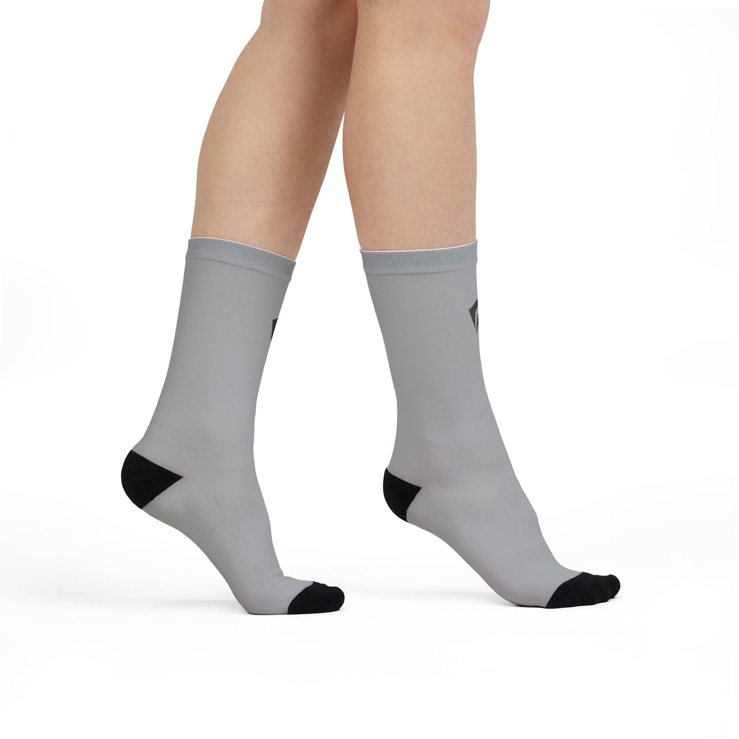 Flashlander Thunder Crew Sports Socks Light Grey