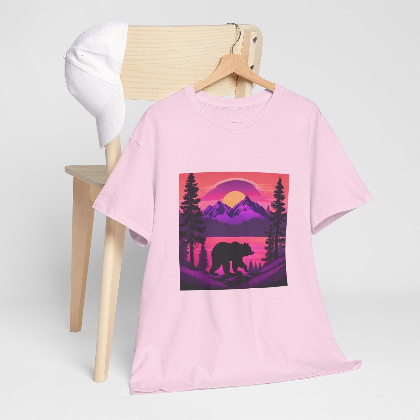 T-shirt graphique Bear Majestic Sunset Flashlander