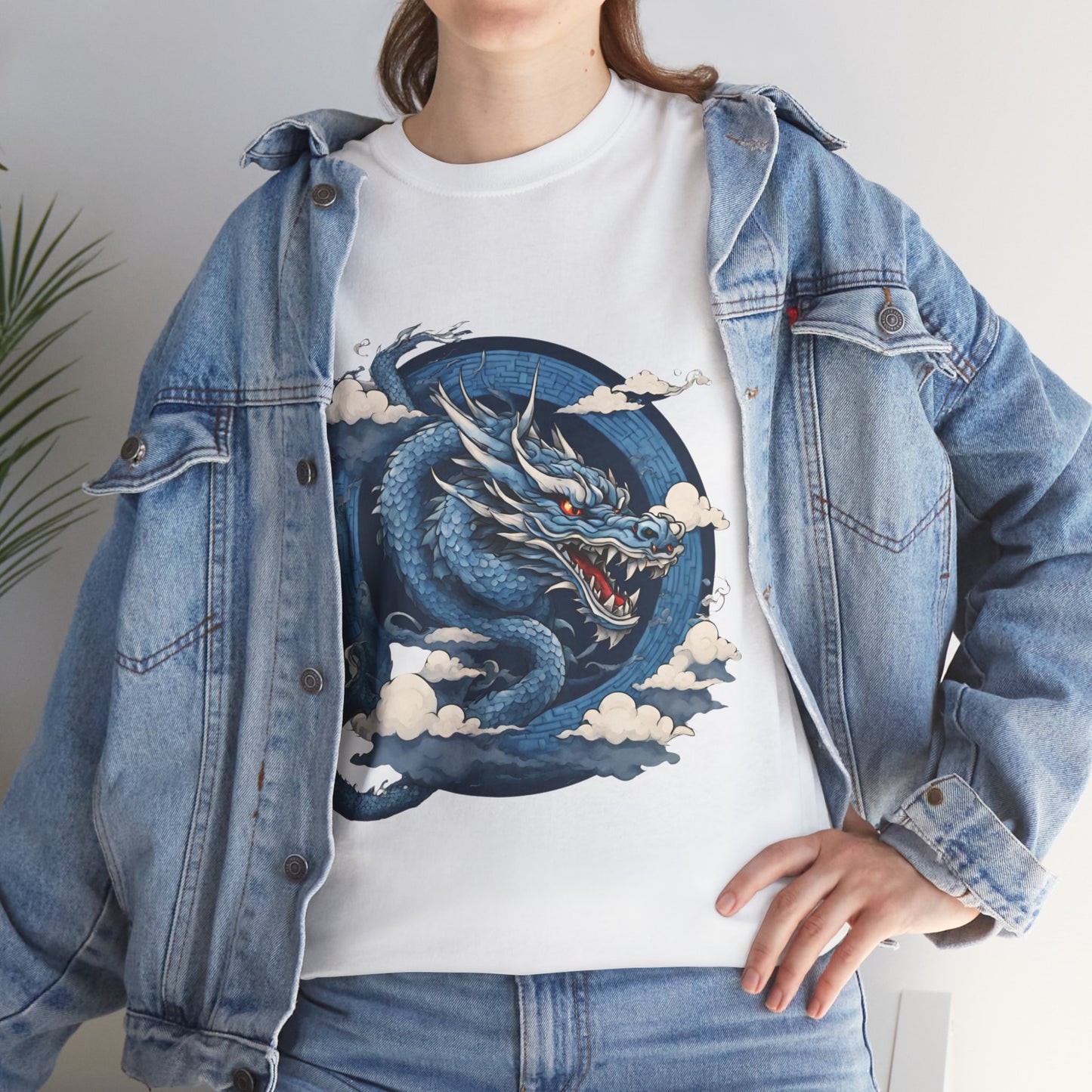 Dragon bleu japonais - T-shirt de sport Flashlander