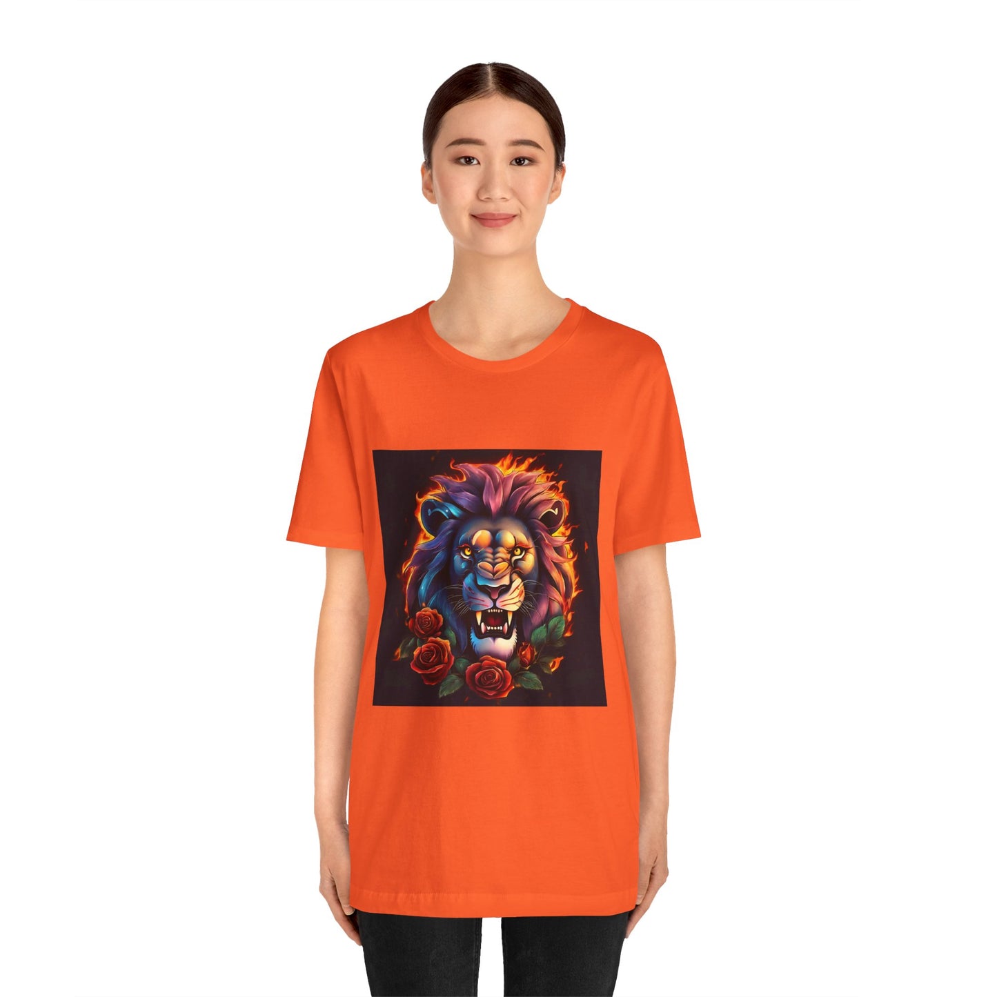 Brave Lion Flames Flashlander Gym Shirt