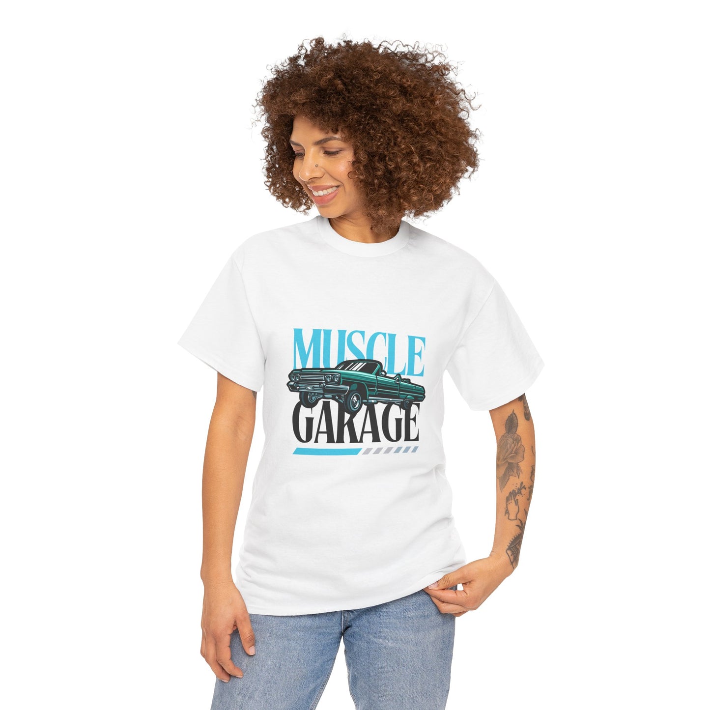 Garage de voitures vintage Muscle - T-shirt de sport Flashlander