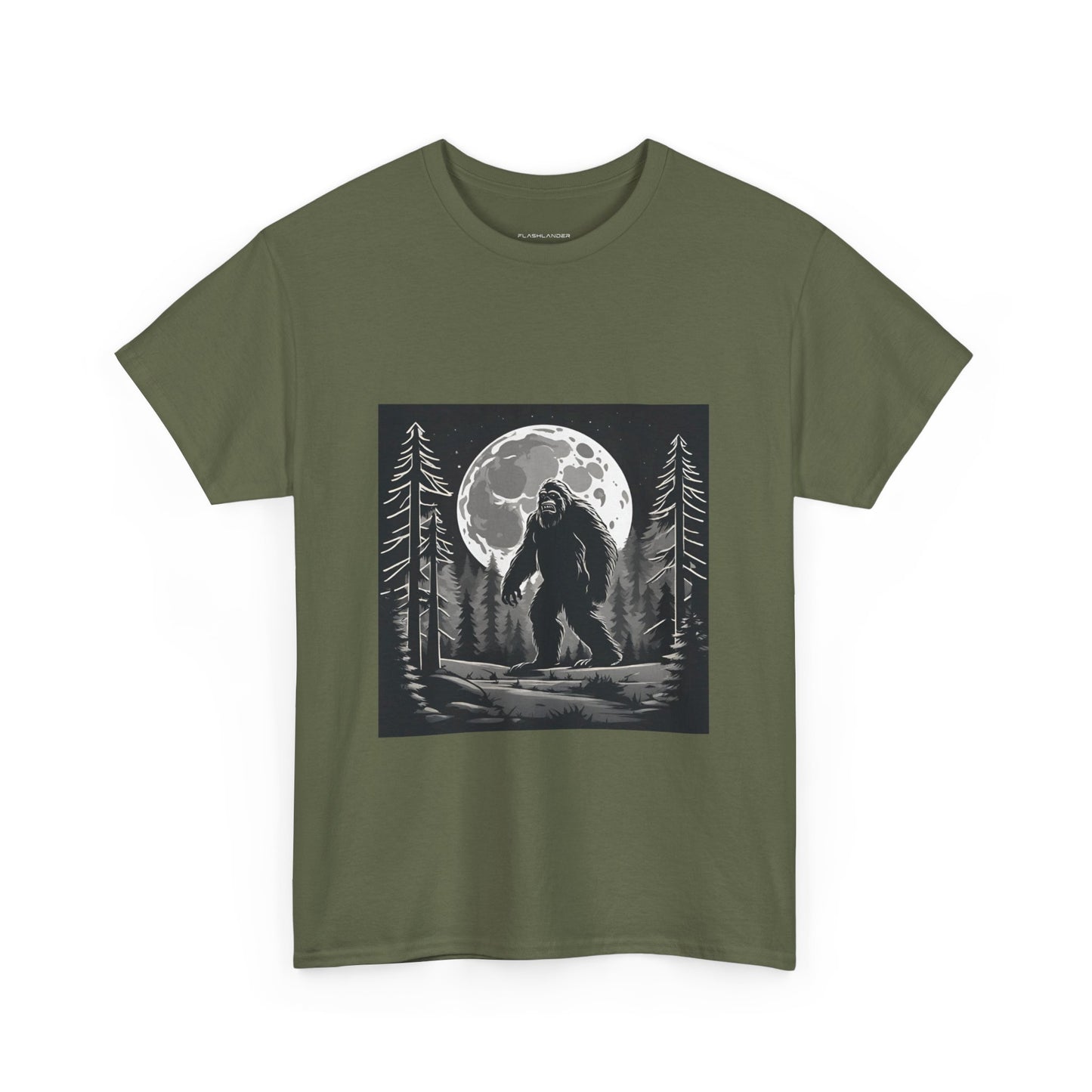 Camisa Bigfoot, camisa Sasquatch, camisa divertida Bigfoot, camisa de senderismo, camisa Yeti, camisa frescaUnisex camiseta de algodón pesado Flashlander