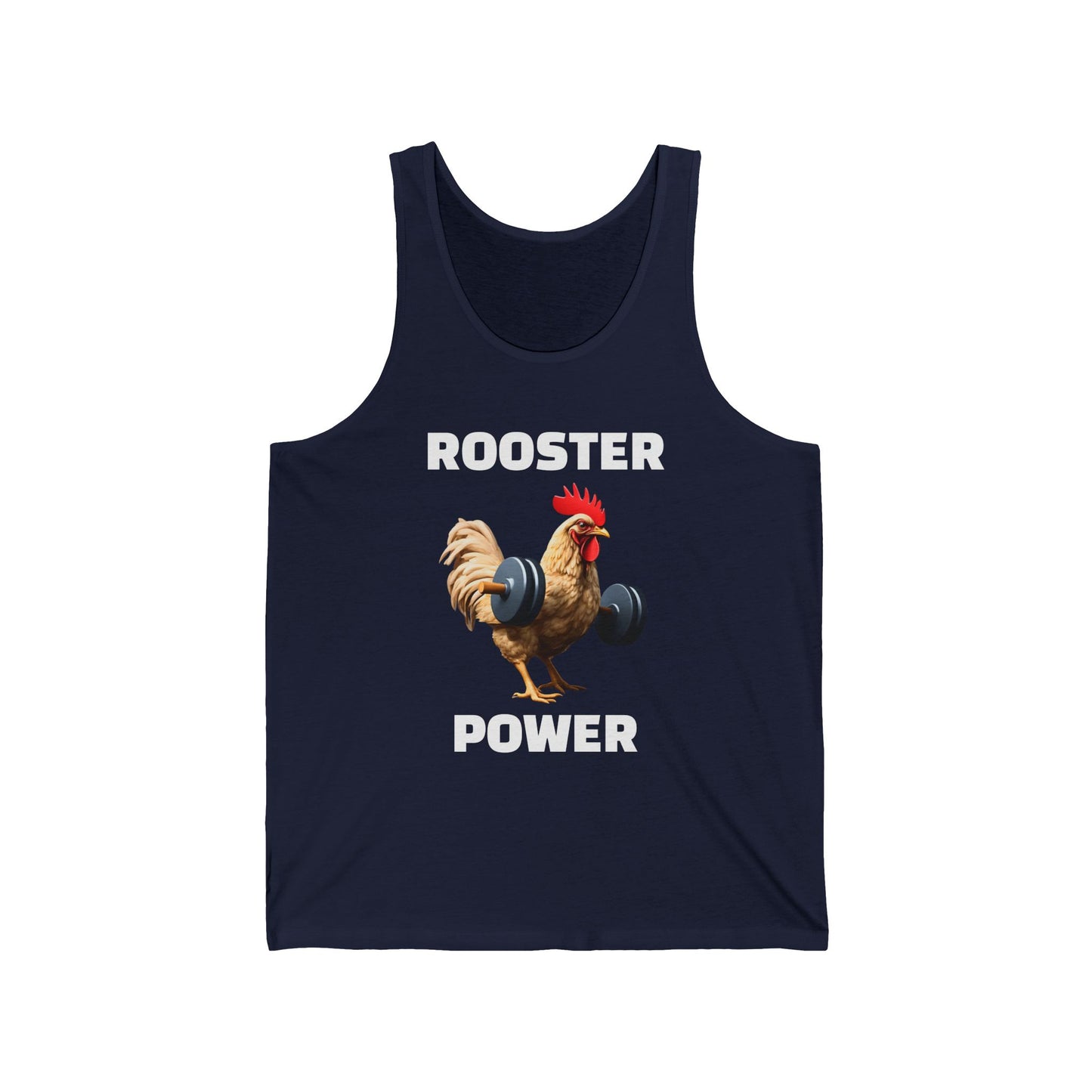 Gym Rooster Bodybuilding Cotton Unisex Jersey Tank