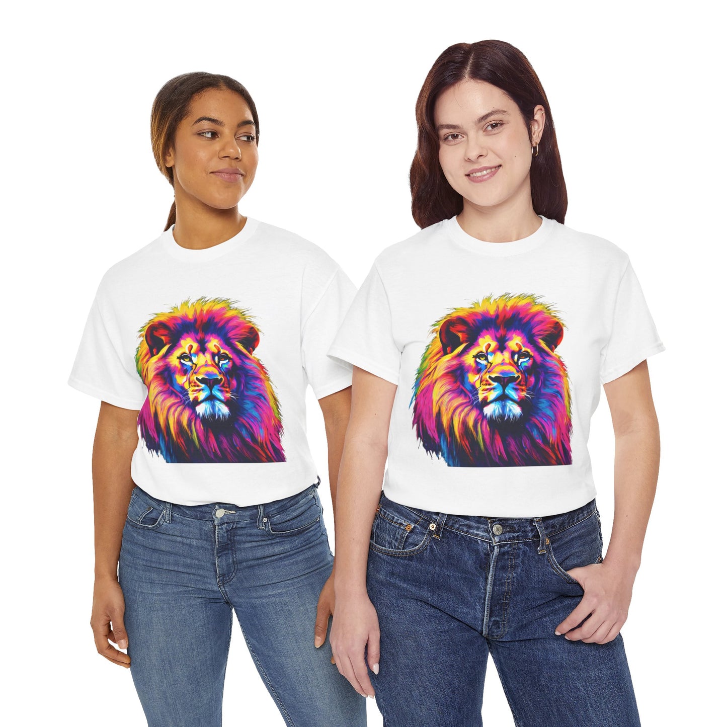 Lion Art Pop T-Shirt Flashlander