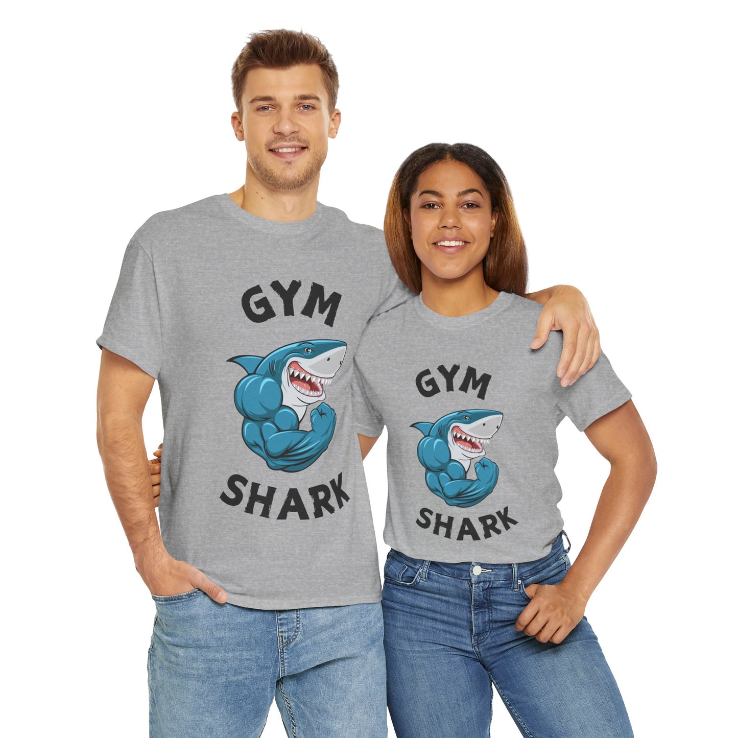 Muscle Gym Shark Bodybuilder Shirt - Flashlander