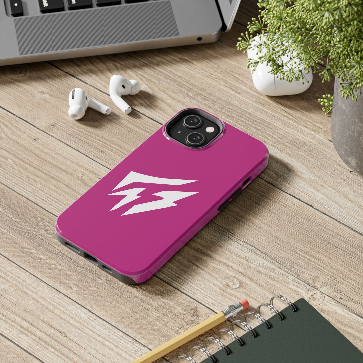 Flashlander Thunders Tough Phone Cases for all Iphone and Samsung Galaxy Dark Pink