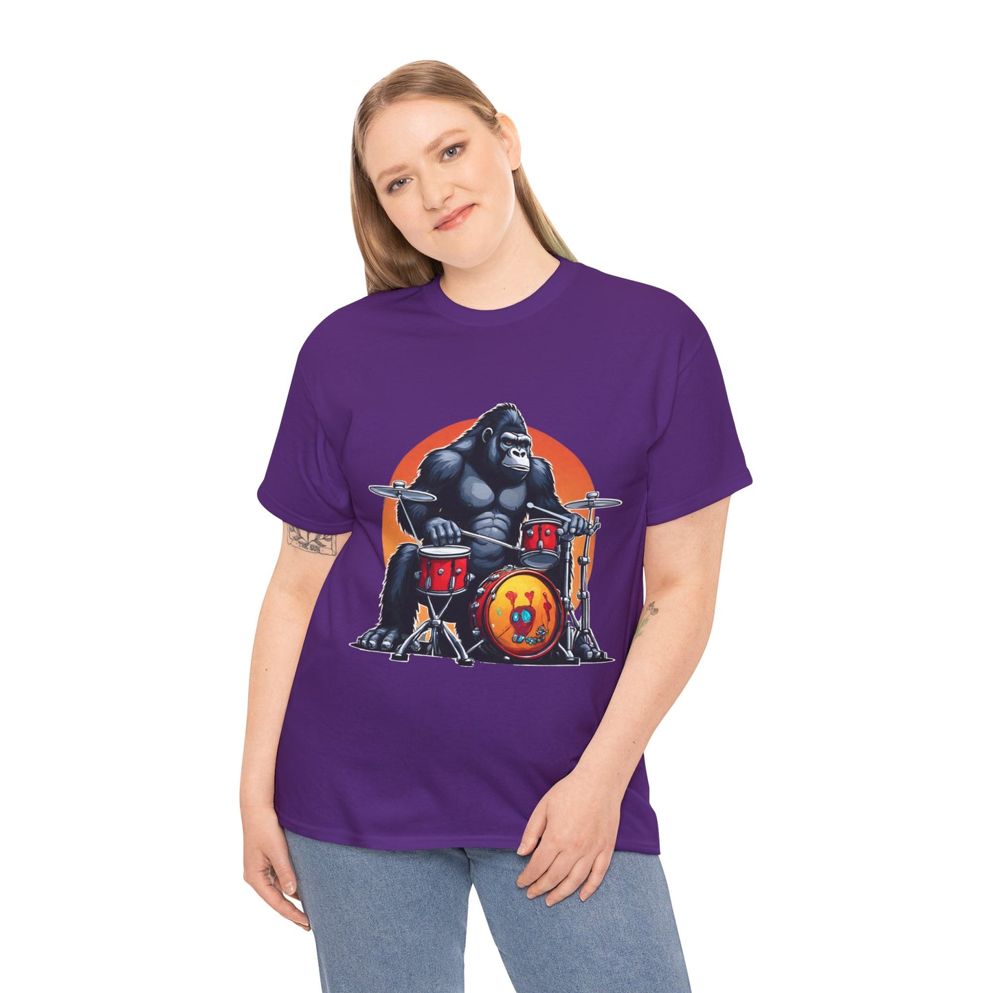 Groove Gorilla Drummer Flashlander Gym Shirt