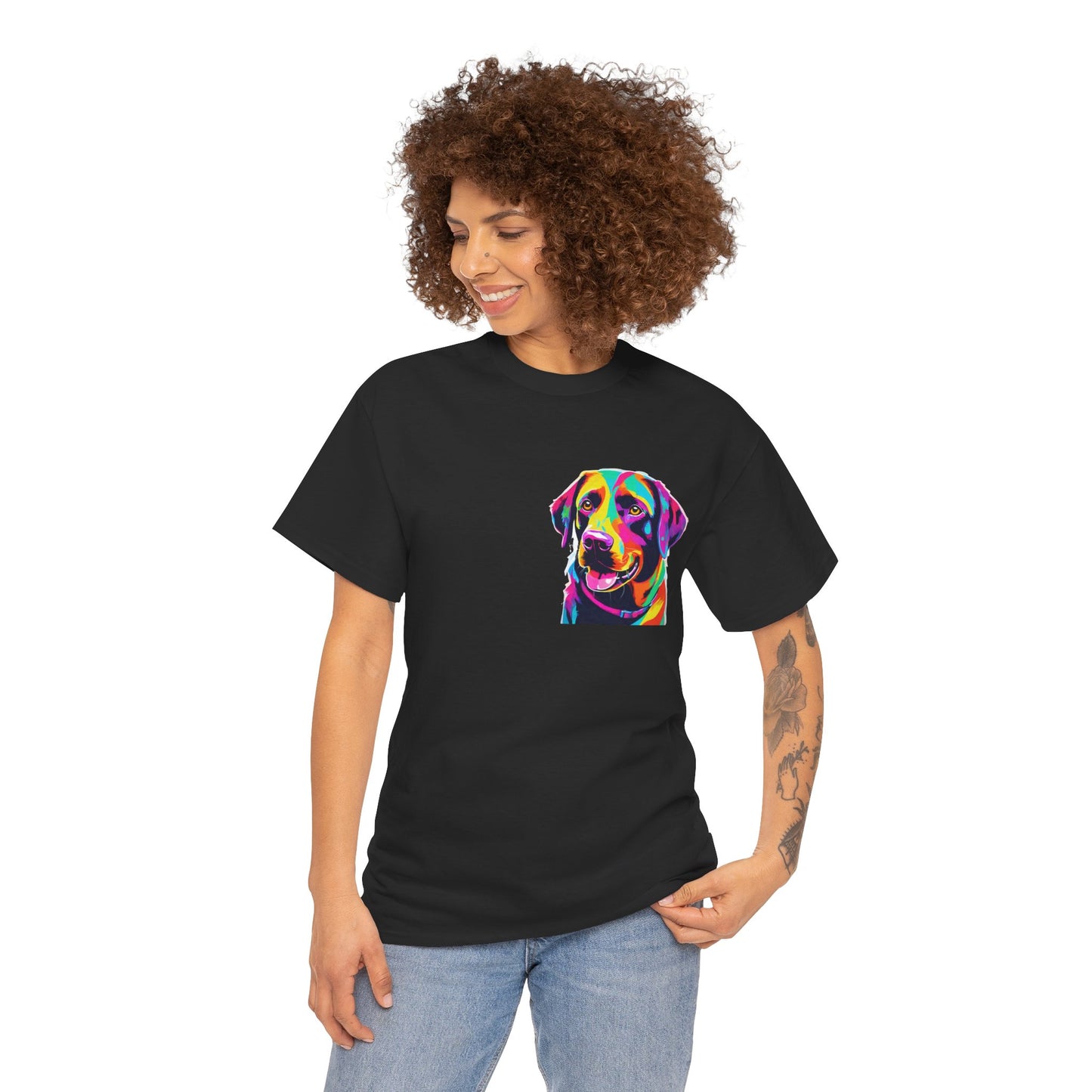 Pop Art Lab Dog in the Heart Flashlander Gym Shirt