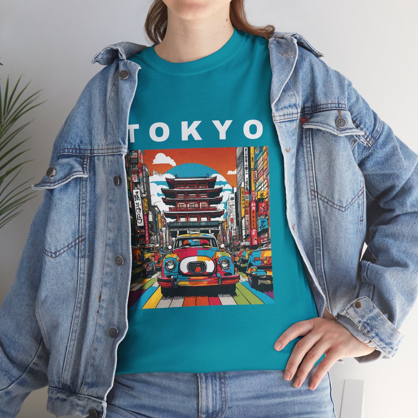 Tokyo Vintage Street Art Pop - Flashlander Gym Shirt