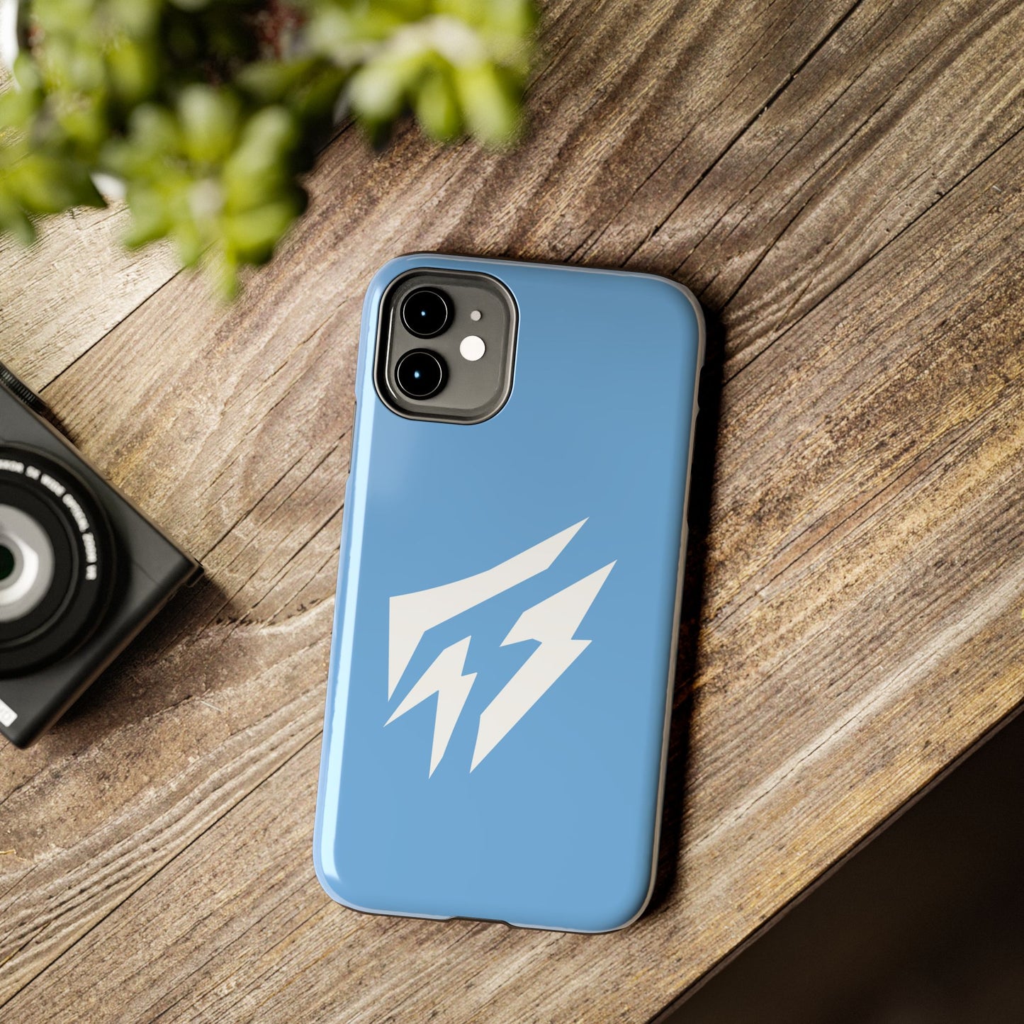 Flashlander Thunders Tough Phone Cases for all Iphone and Samsung Galaxy Light Blue