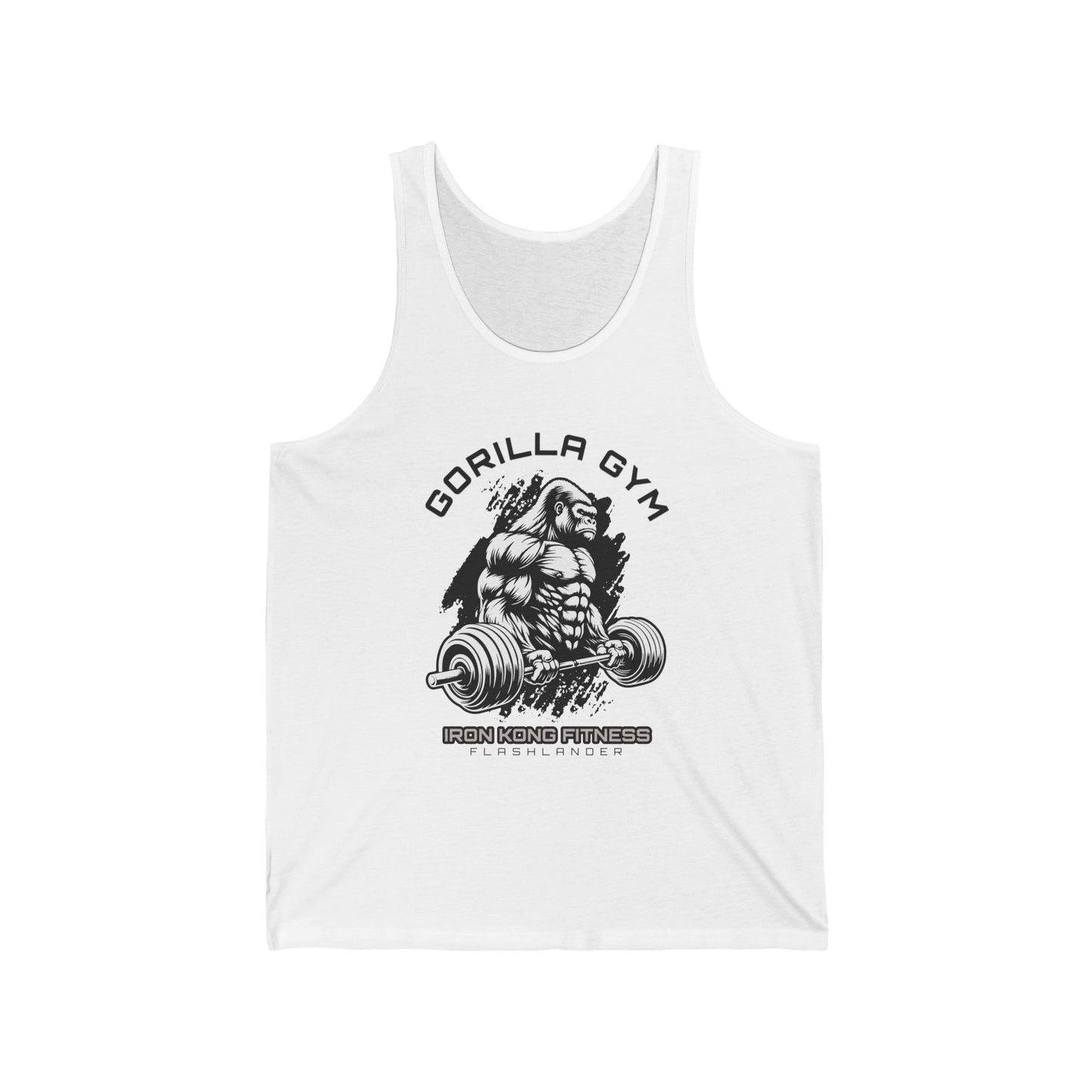 Gorilla Gym Flashlander Bodybuilding Cotton Unisex Jersey Tank Chacoral