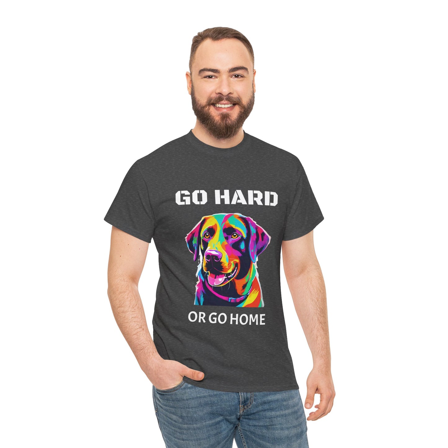 Labrador Retriever Dog Pop Art  - Go Hard Or Go Home Flashlander Gym Shirt