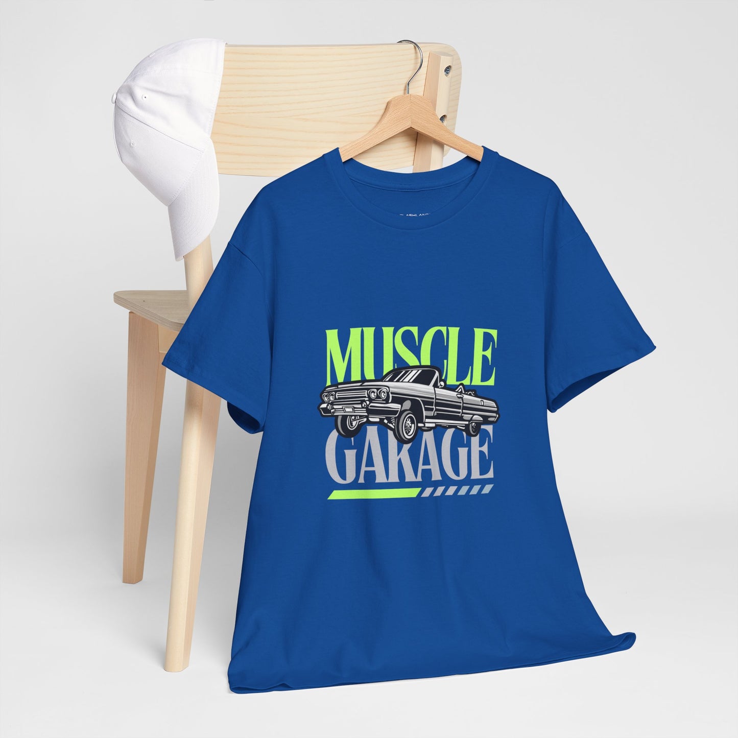 Garage de voitures vintage Muscle - T-shirt de sport Flashlander