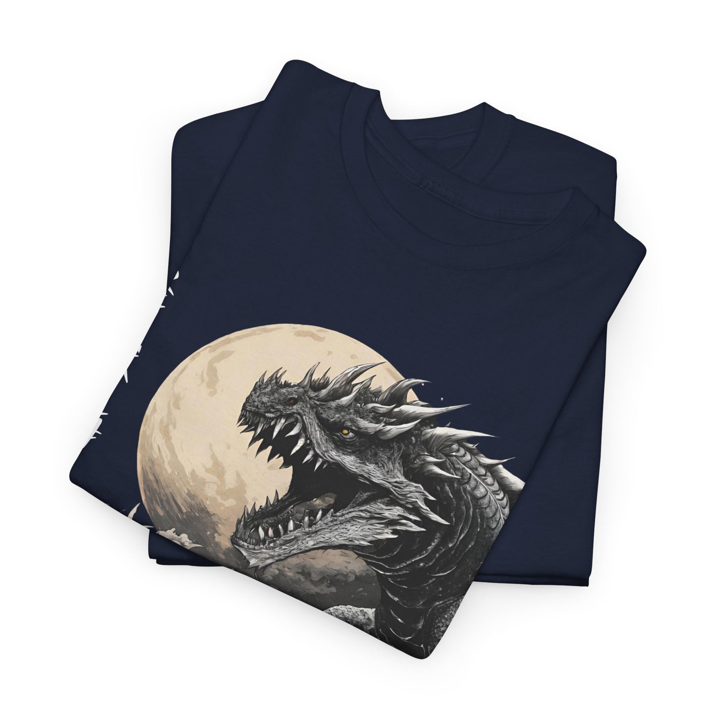 T-shirt de sport Flashlander, le monstre marin Kraken émerge, menace au clair de lune