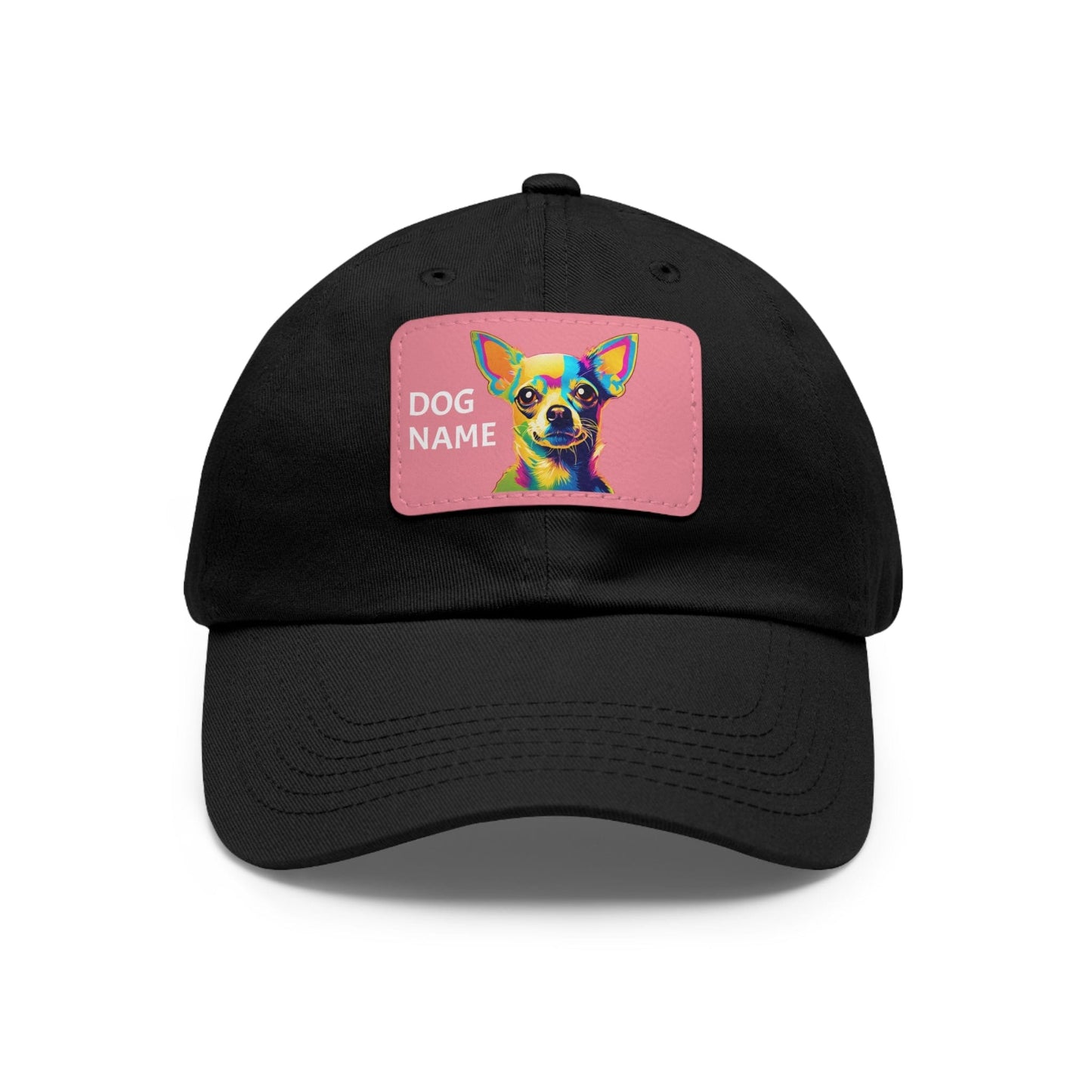 Chihuahua Dog Hat Sportswear Cap Chihuahua Cap Chihuahua Hat Chihuahua Dog Cap Pop Art Hat Dad Hat with Patch (Rectangle) Baseball Cap Custom Hat Flashlander