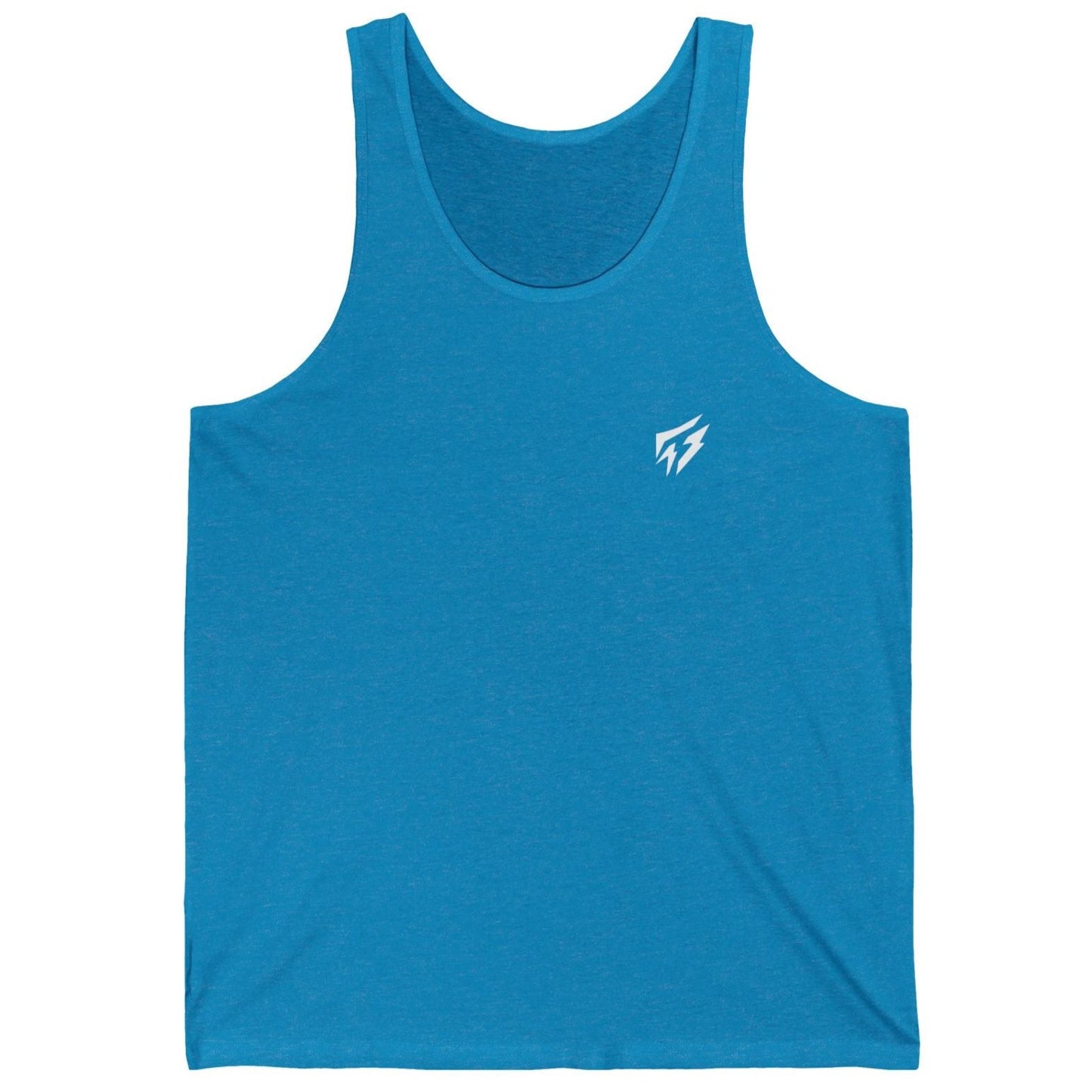 Flashlander Thunder Gym Rooster Bodybuilding Cotton Unisex Jersey Tank White