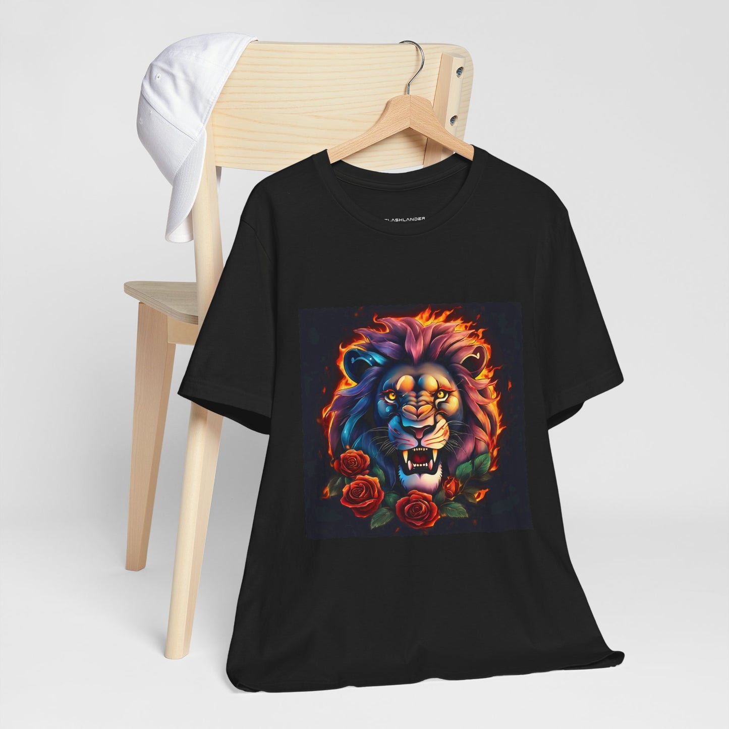 Brave Lion Flames Flashlander Gym Shirt