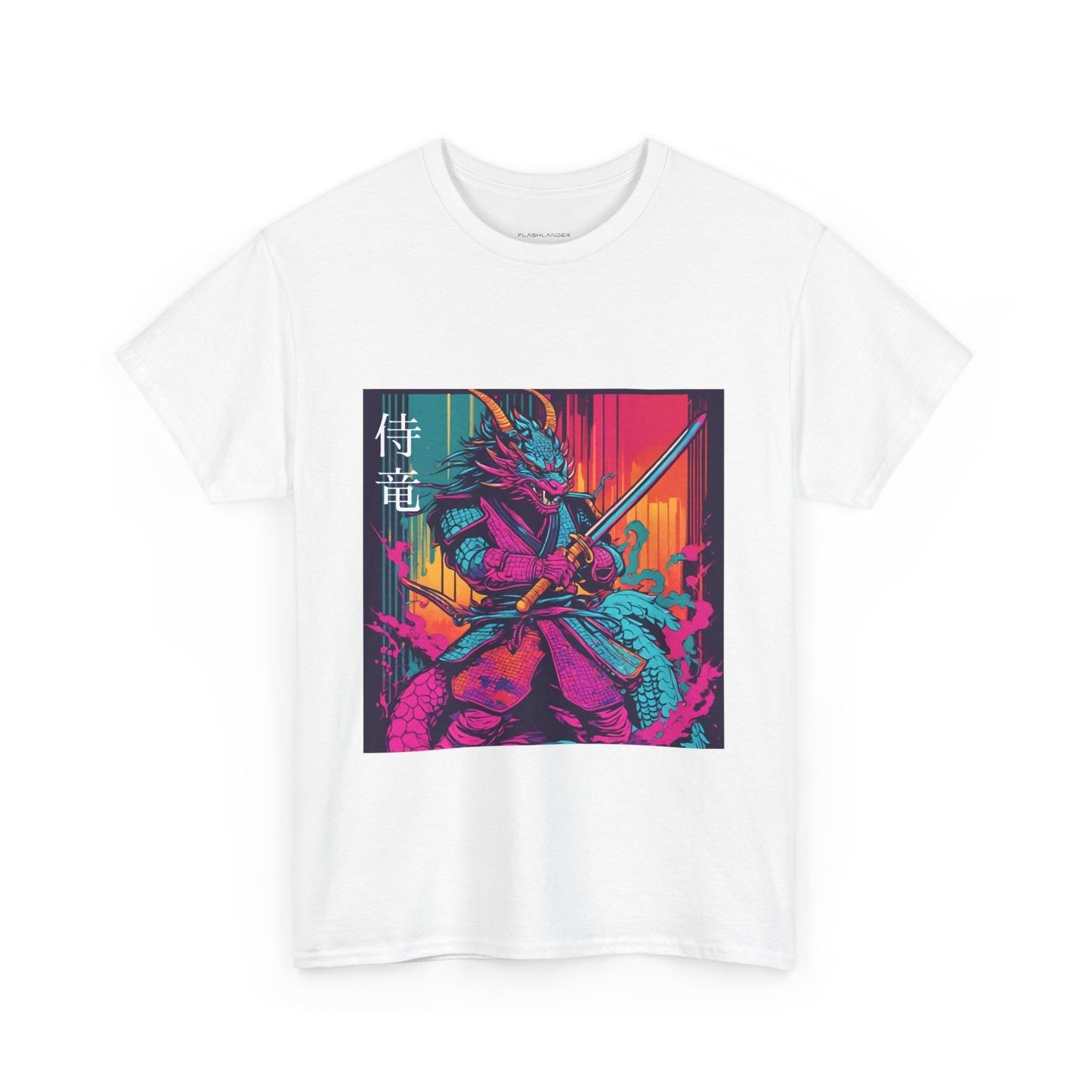 Dragon Samurai Pop Art - Flashlander Gym Shirt