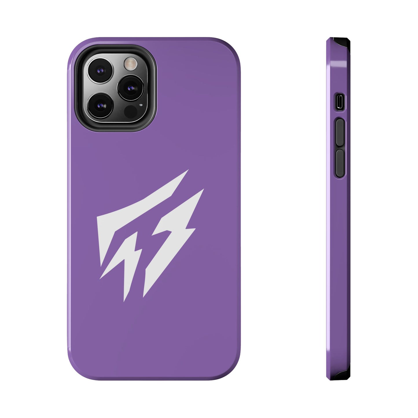 Flashlander Thunders Tough Phone Cases for all Iphone and Samsung Galaxy Light Purple