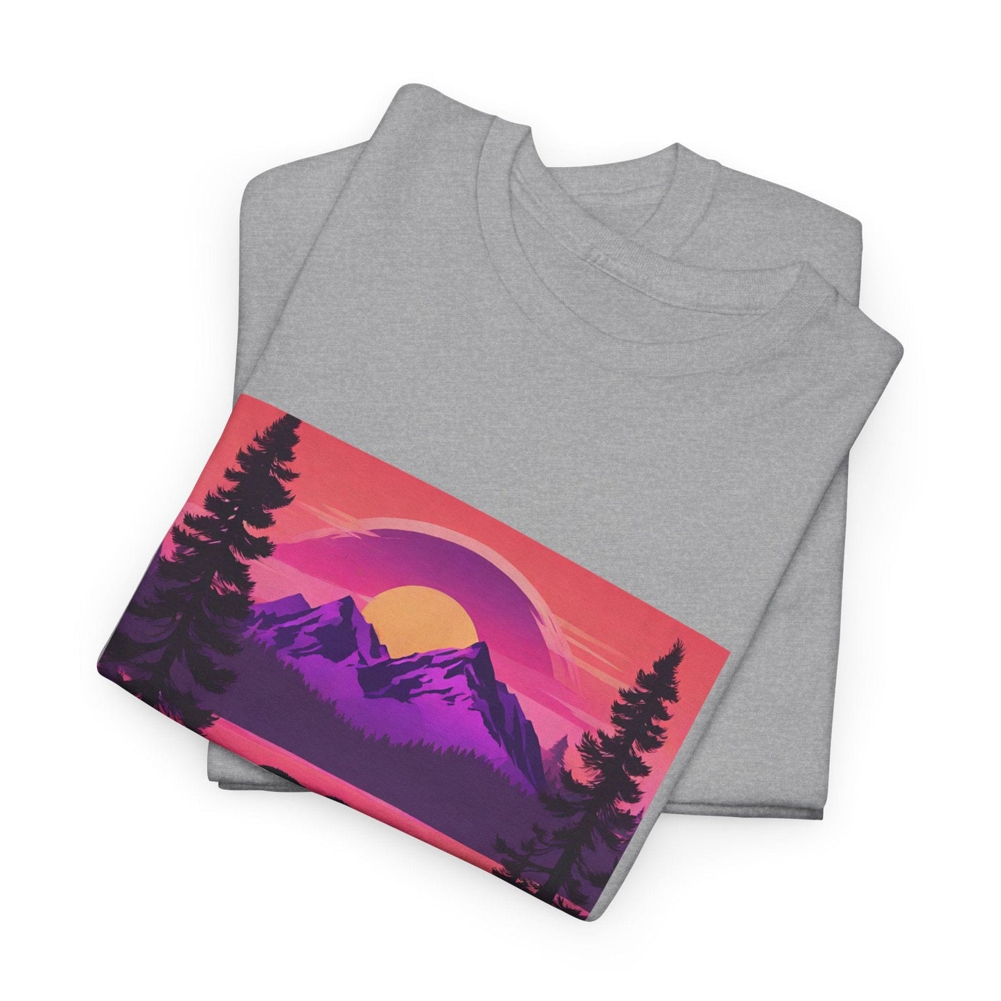 T-shirt graphique Bear Majestic Sunset Flashlander