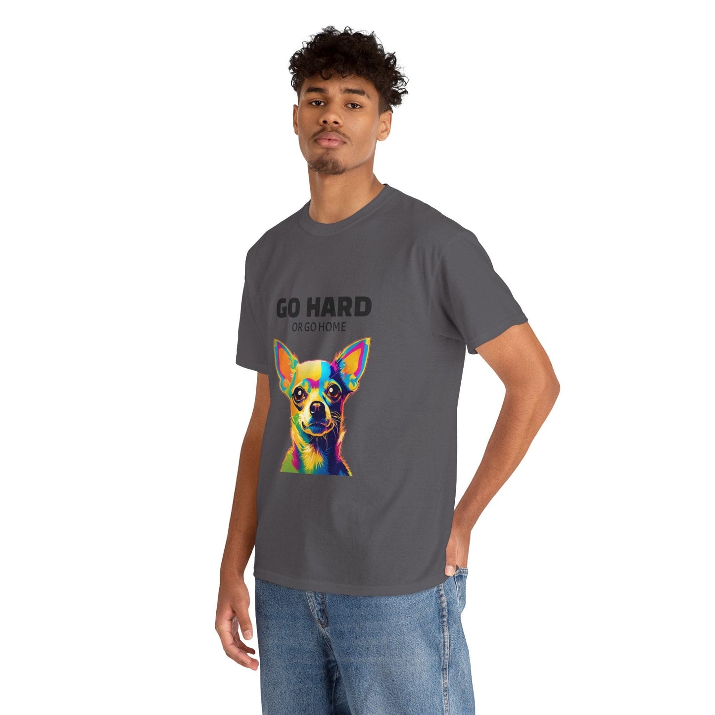 Chihuahua Dog Pop Art - Go Hard or Go Home Flashlander Gym Shirt