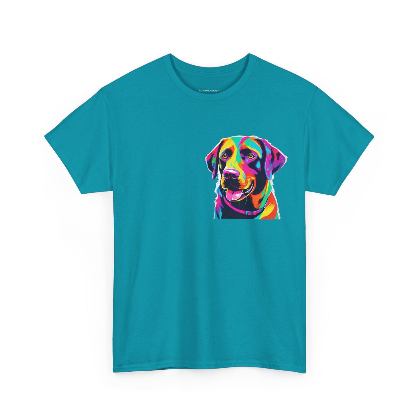 Pop Art Lab Dog in the Heart Flashlander Gym Shirt