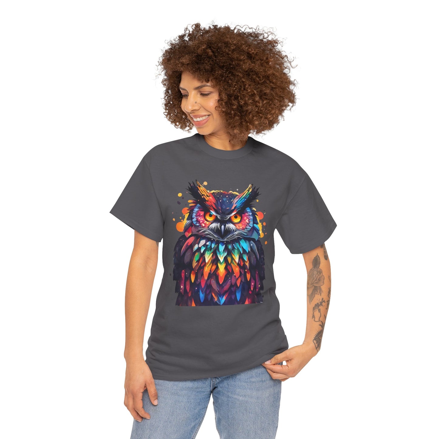 Owl Feathered Symphony Flashlander Gym Shirt