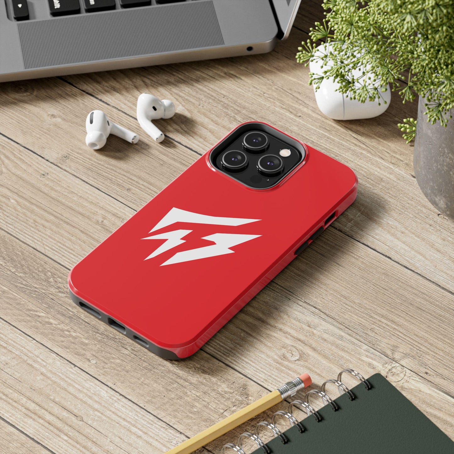 Flashlander Thunders Tough Phone Cases for all Iphone and Samsung Galaxy Red