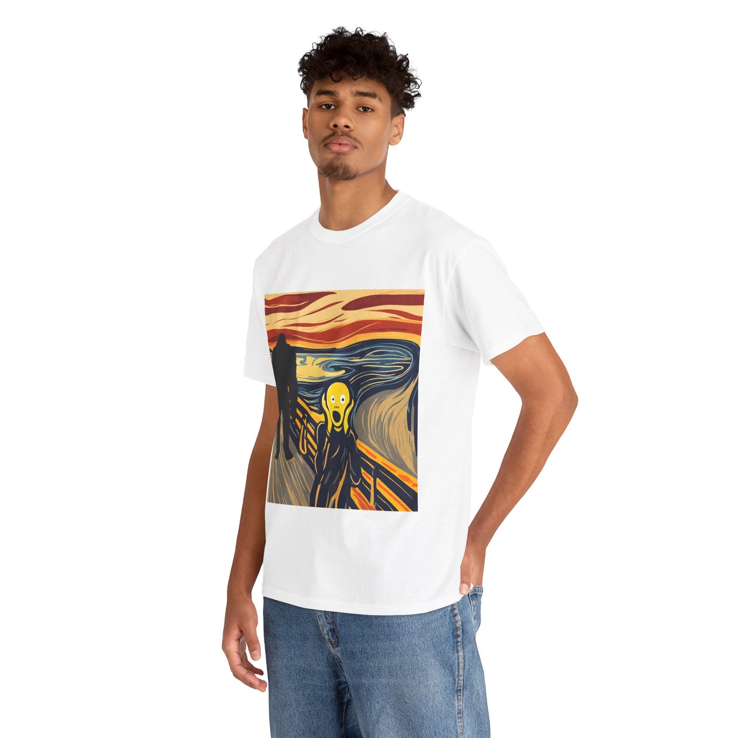 The Scream Meets Bigfoot A Startling Encounter - Flashlander Gym Shirt