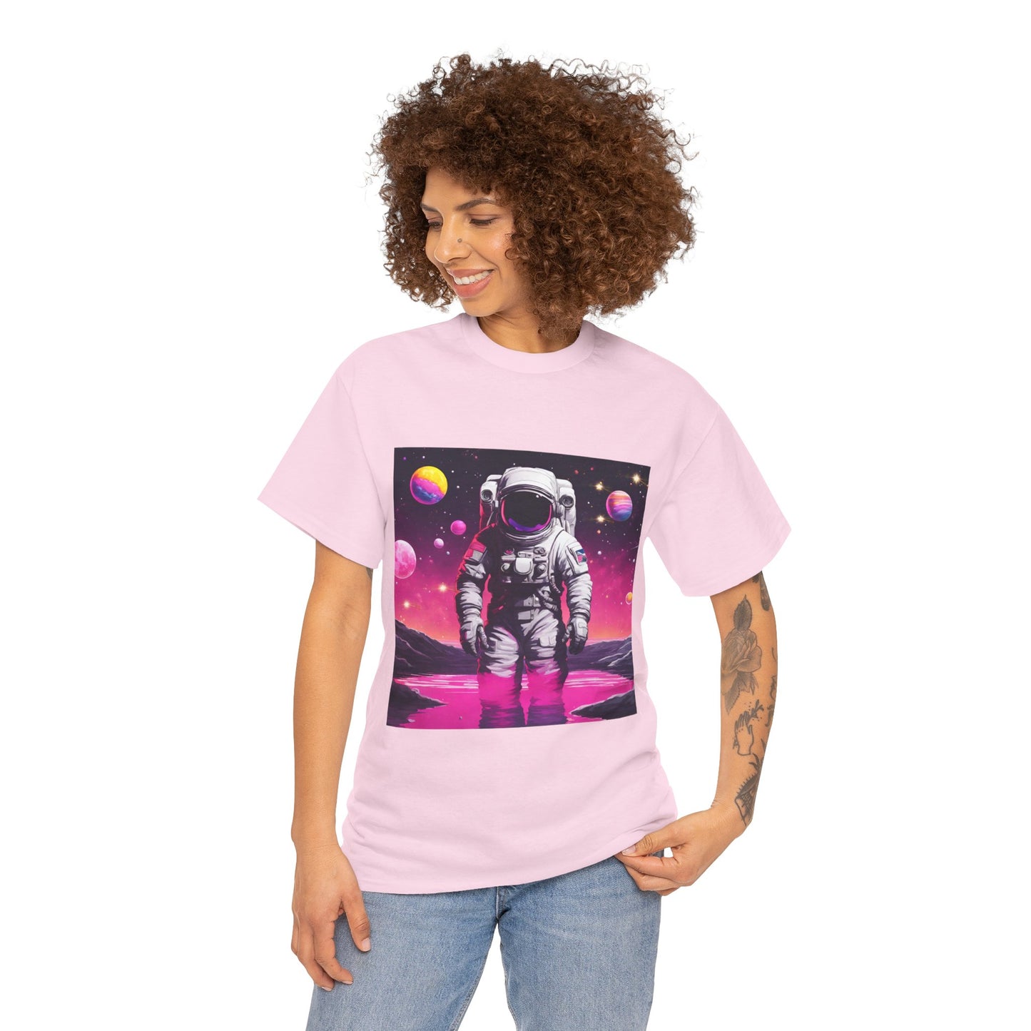 Astronaut Exploring New Worlds Flashlander Gym Shirt