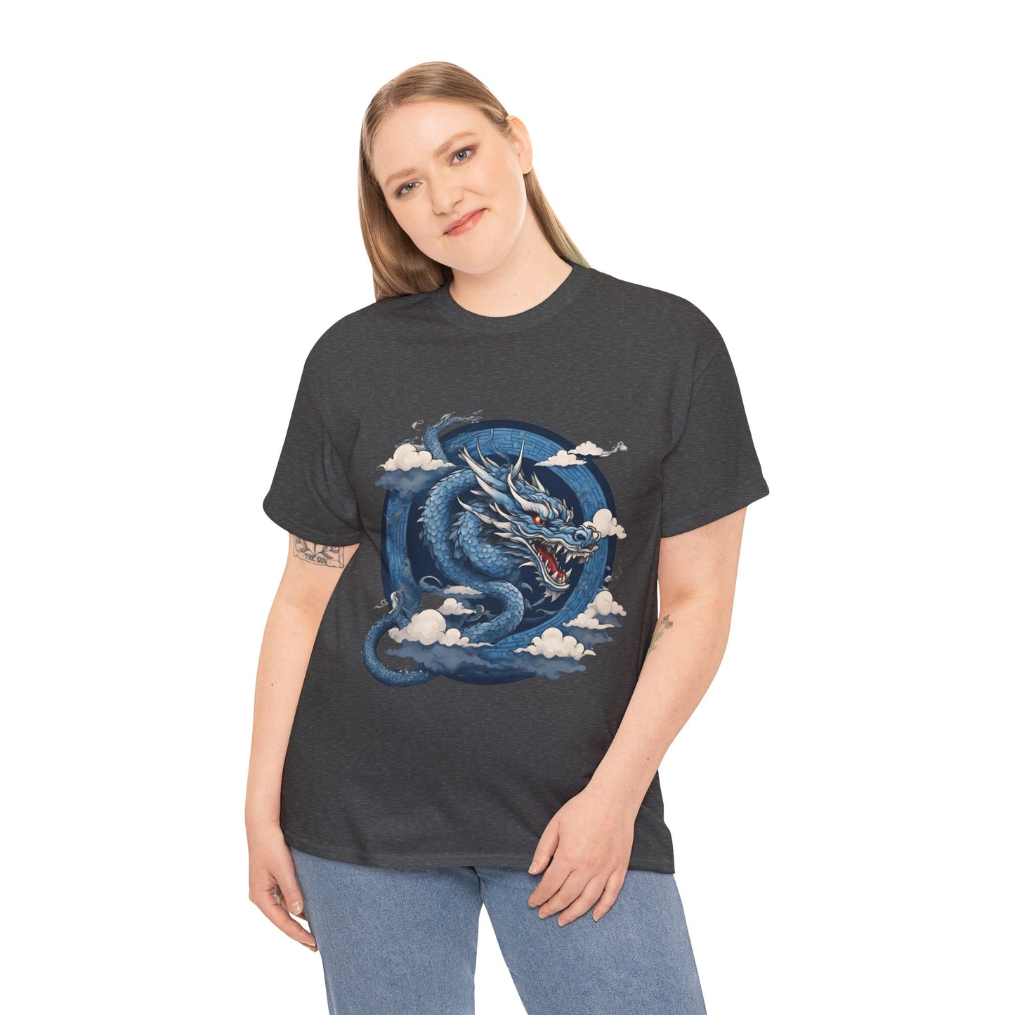 Dragon bleu japonais - T-shirt de sport Flashlander