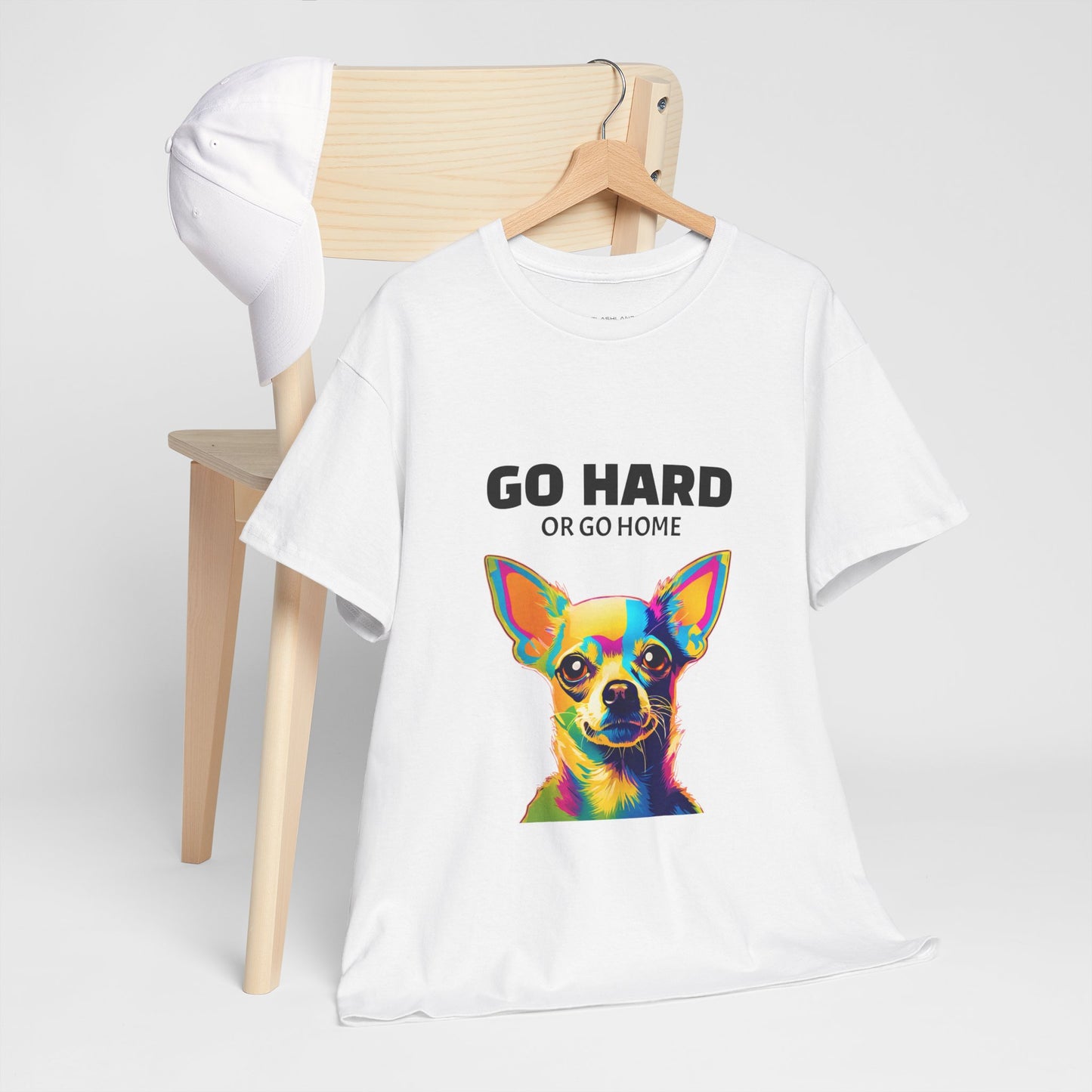 Chihuahua Dog Pop Art - Go Hard or Go Home Flashlander Gym Shirt