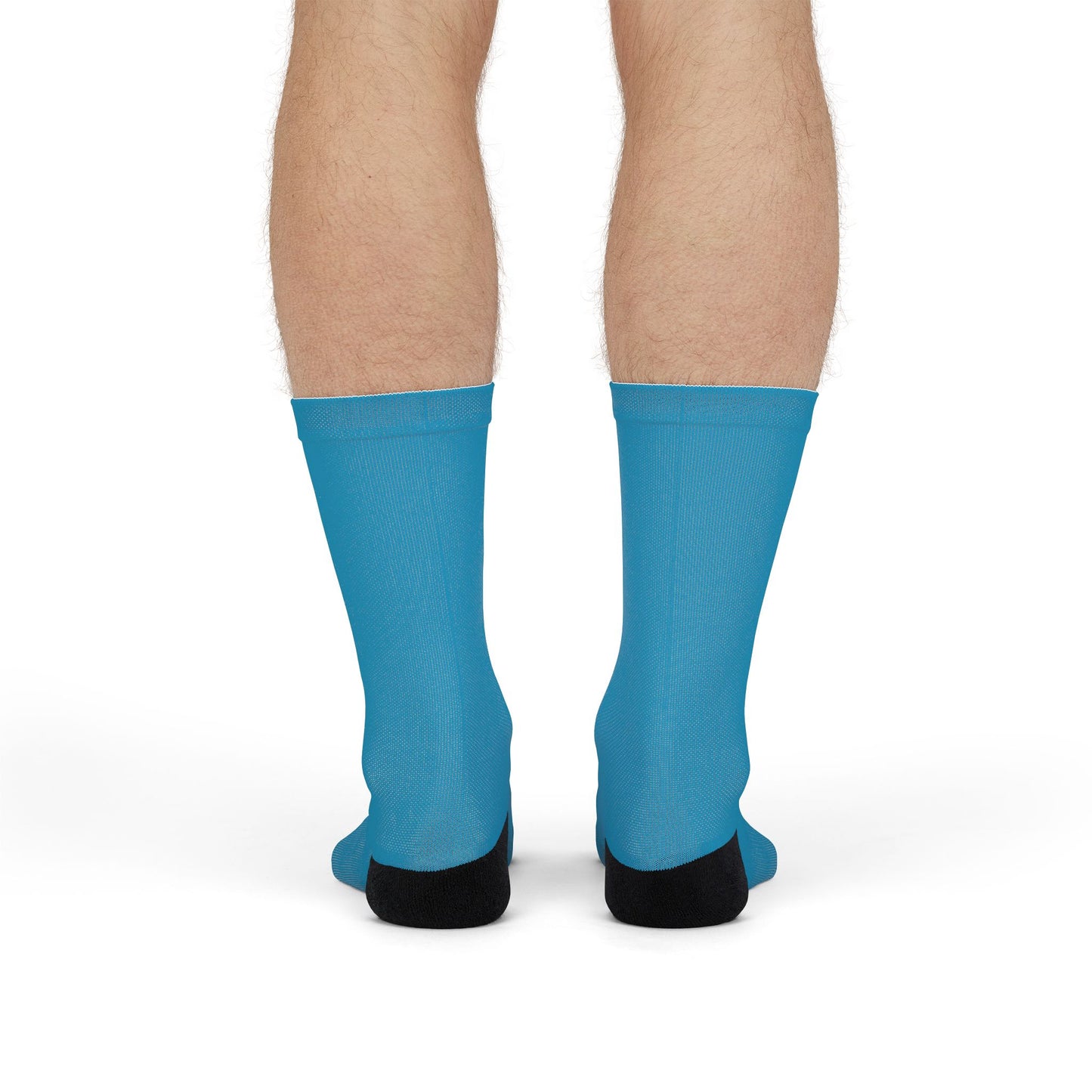 Flashlander Thunder Crew Sports Socks Blue Aqua Turquoise