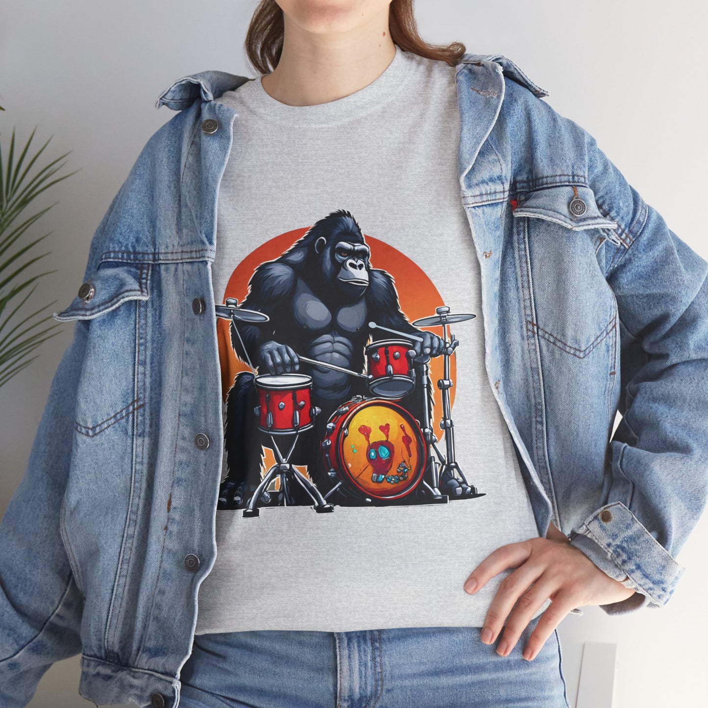 T-shirt de sport Flashlander du batteur Groove Gorilla