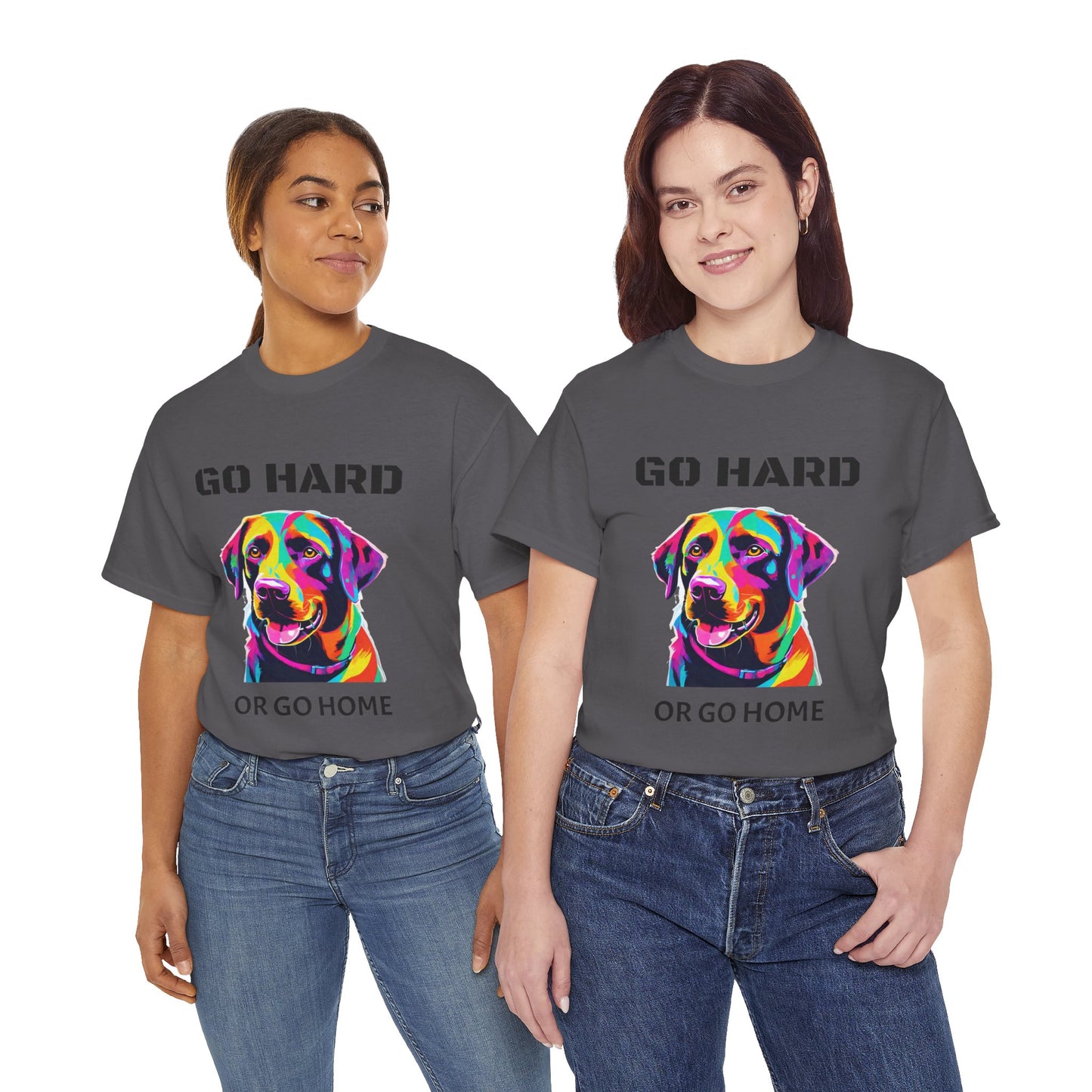 Labrador Retriever Dog Pop Art  - Go Hard Or Go Home Flashlander Gym Shirt