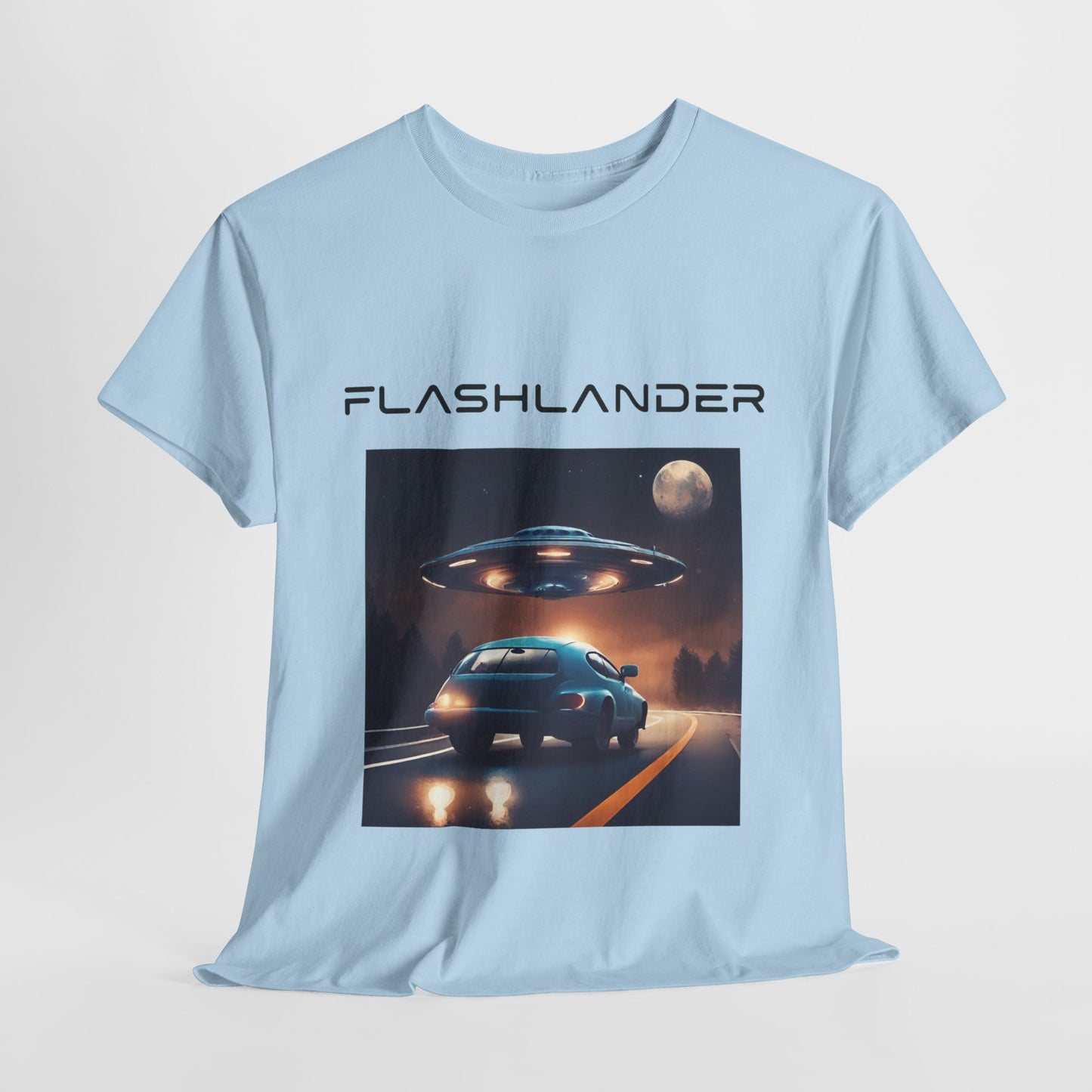 Retro UFO Alien Flashlander Gym Shirt