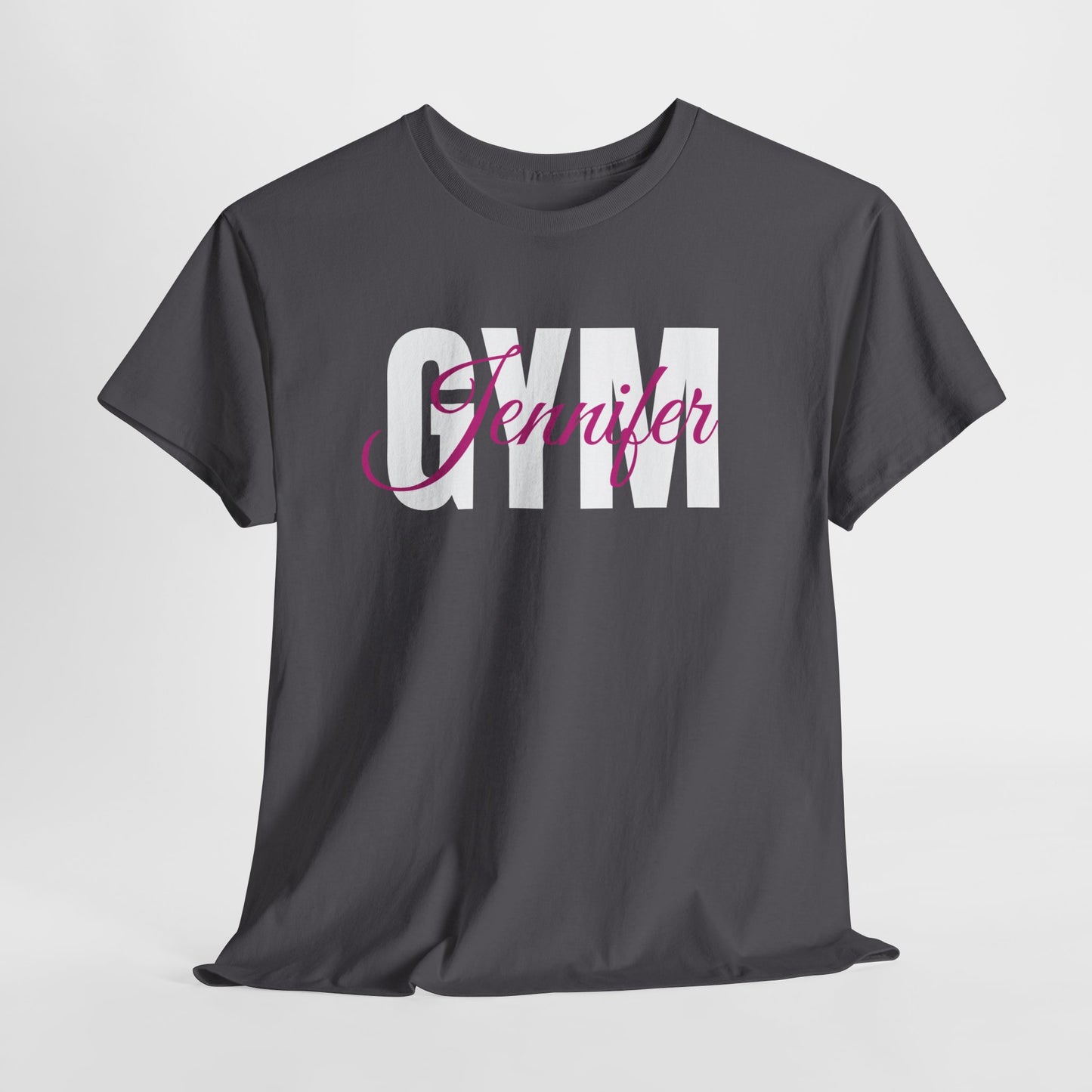 Personalized Gym Shirt, Gym Shirt, Fitness Shirt, Short Sleeve, Gift, Custom Name Gym, Logo, Your Own Text, Workout, Exercise, Gymnastics