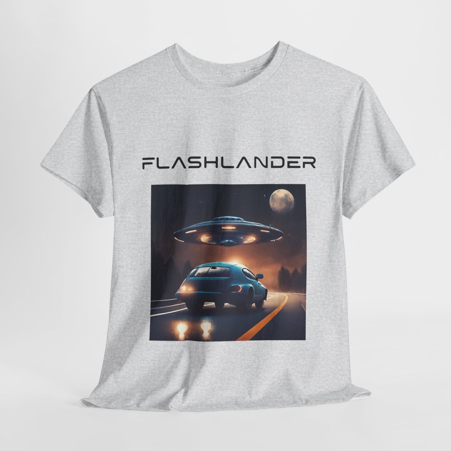 Retro UFO Alien Flashlander Gym Shirt