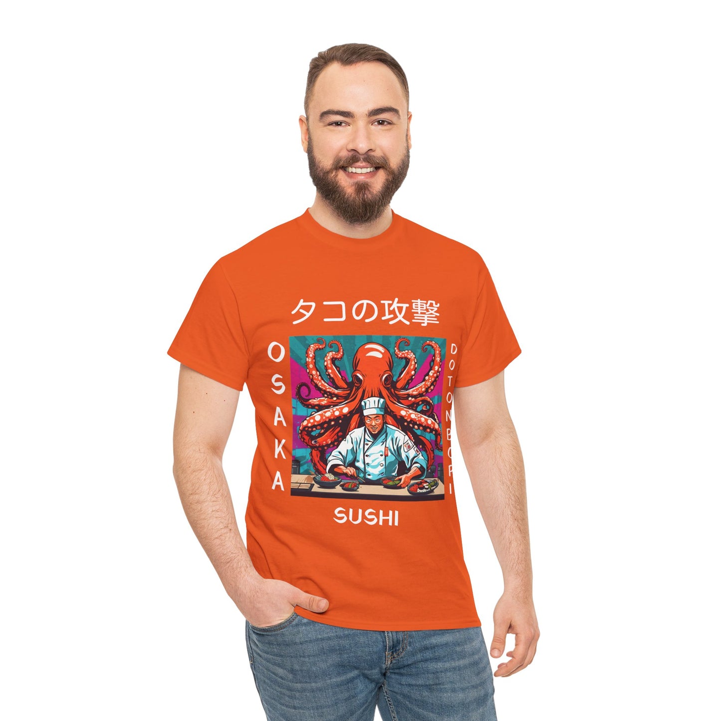 Octopus Escape Sushi Chef - Flashlander Gym Shirt