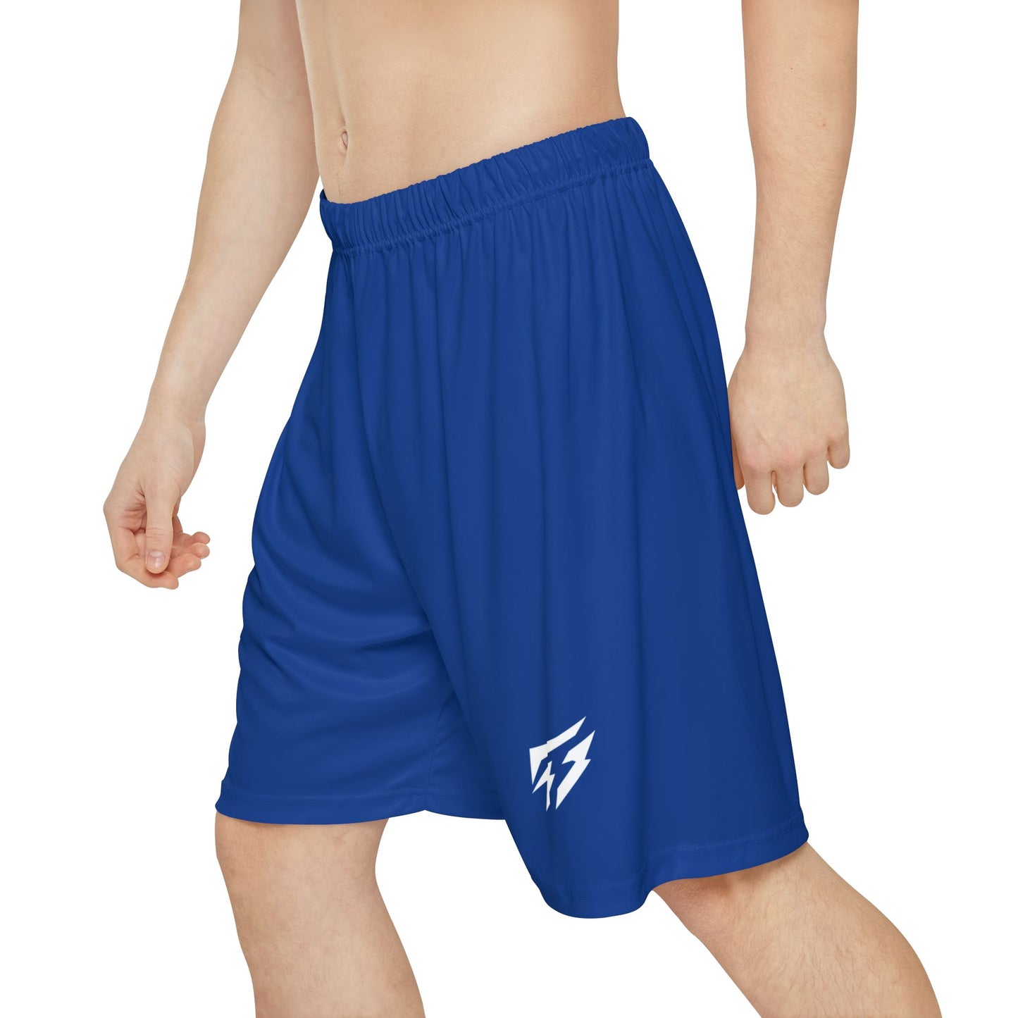 Short de sport pour homme Flashlander ALG Performance (AOP) Bleu foncé marine