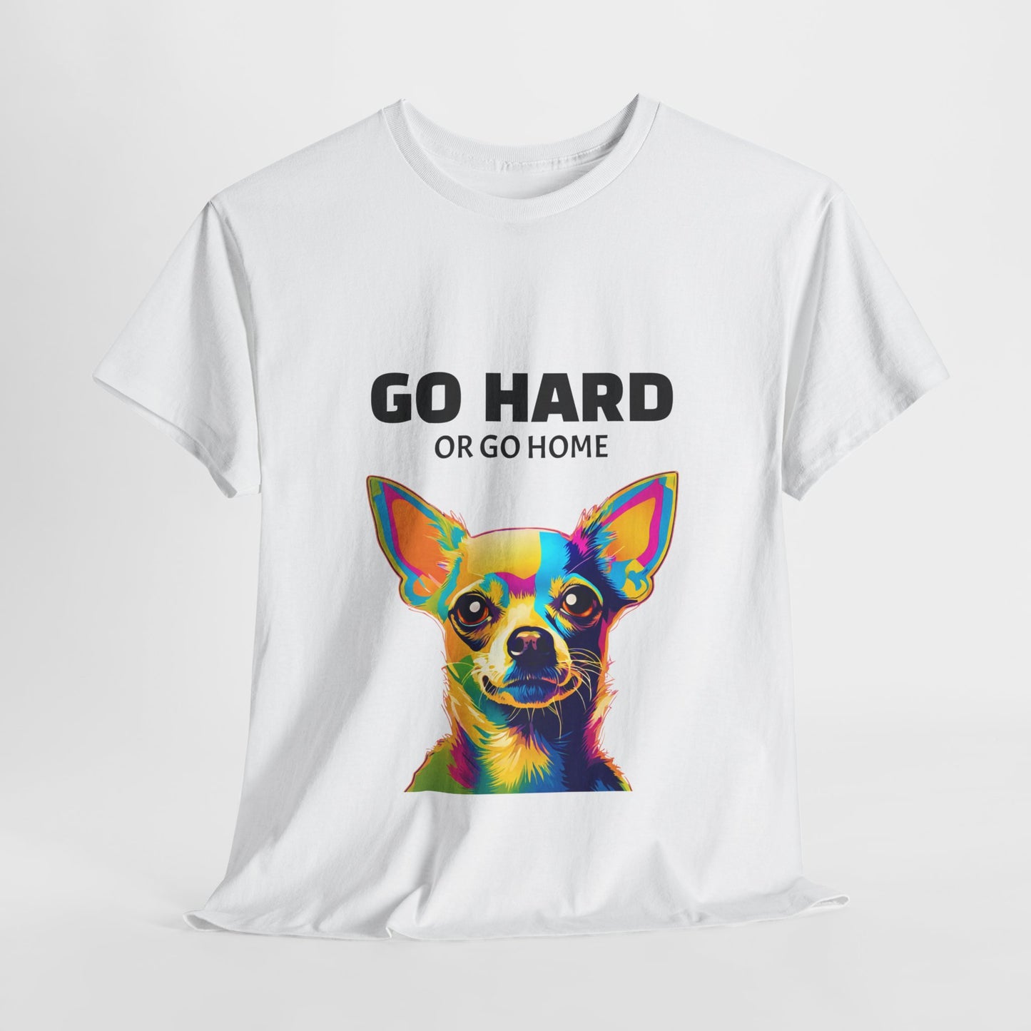 Chihuahua Dog Pop Art - Go Hard or Go Home Flashlander Gym Shirt