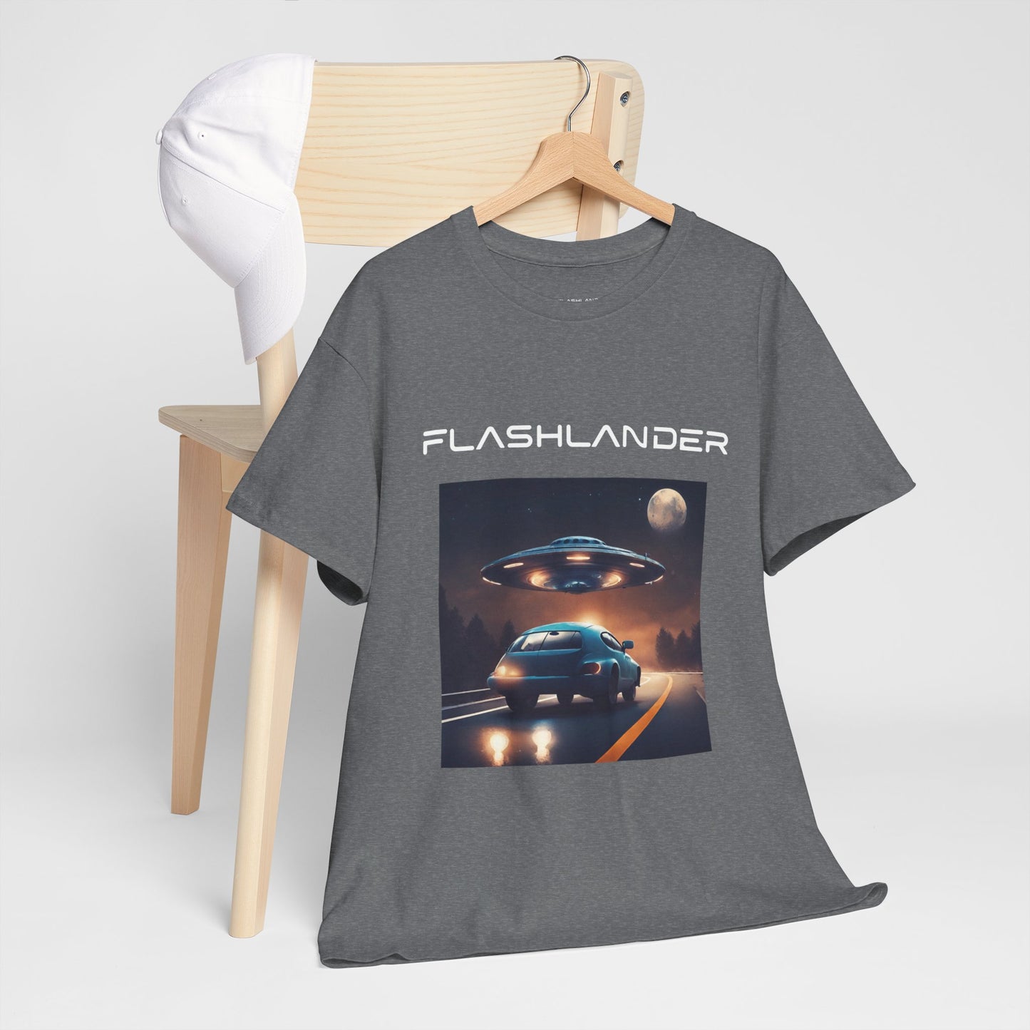 Retro UFO Alien Flashlander Gym Shirt