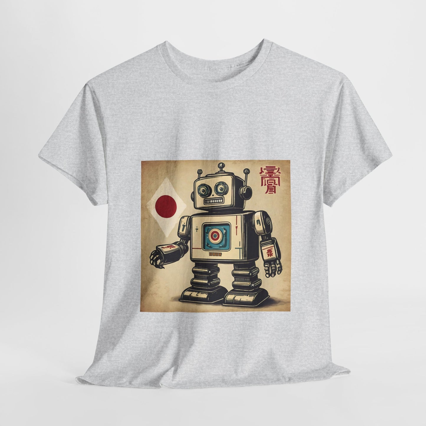 Camiseta deportiva con diseño de robot japonés vintage - Flashlander