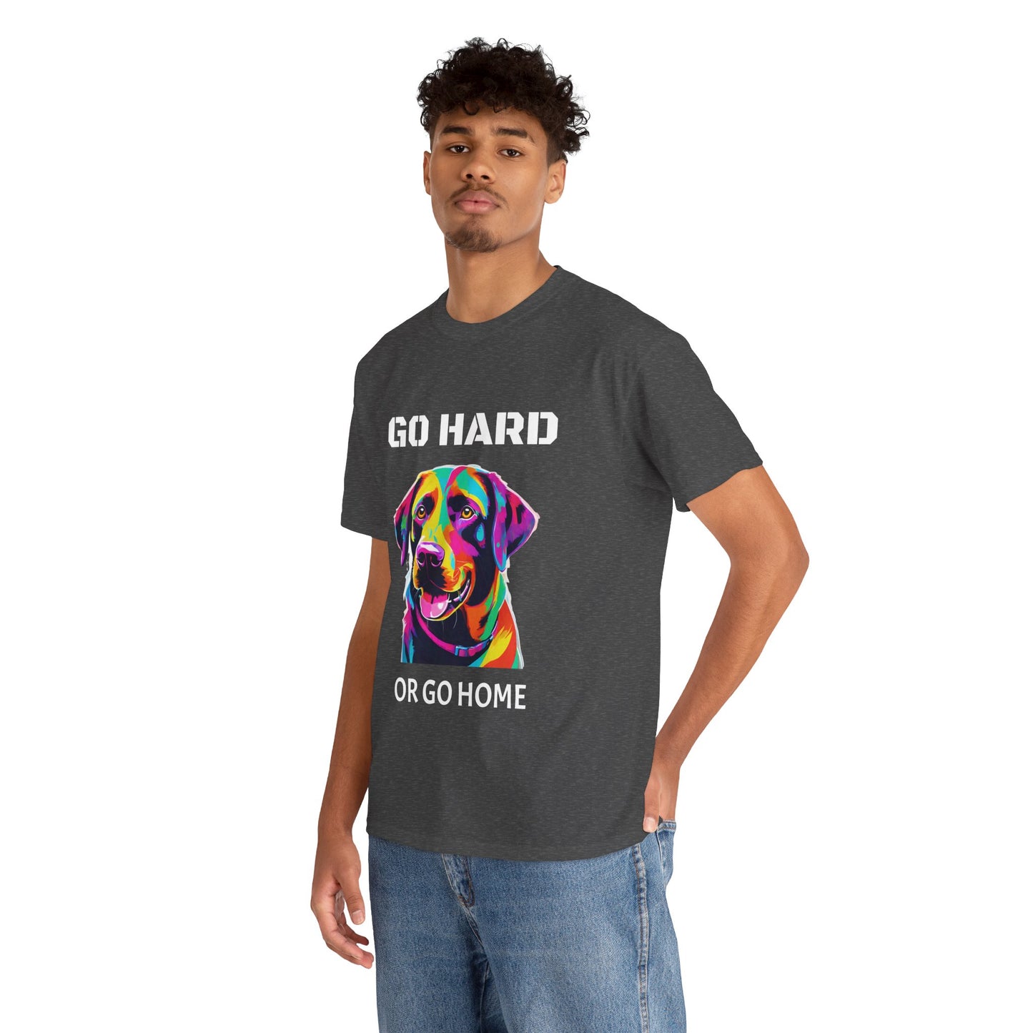 Labrador Retriever Dog Pop Art  - Go Hard Or Go Home Flashlander Gym Shirt